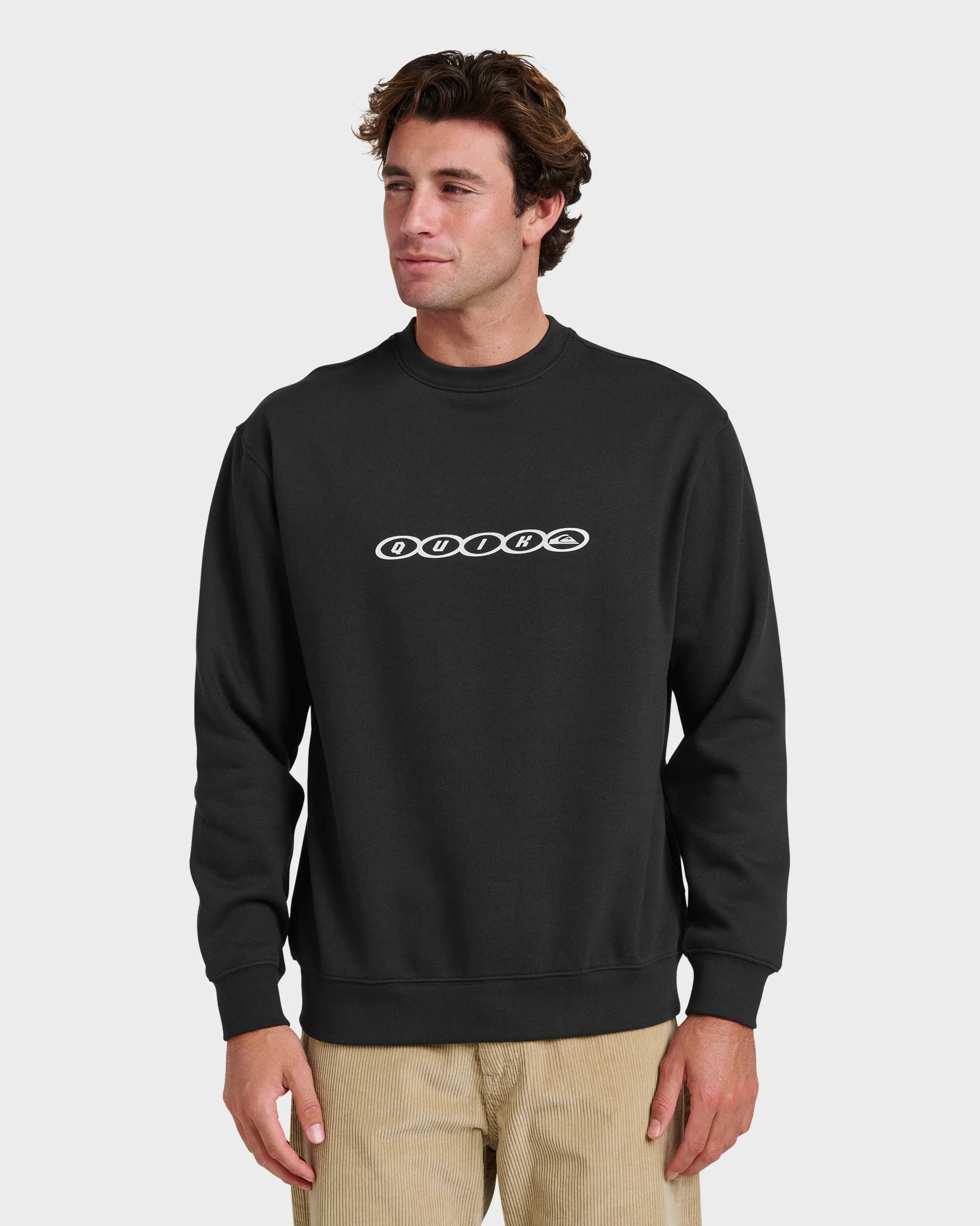 Graphic Crewneck Sweatshirt - Black sold by Quiksilver