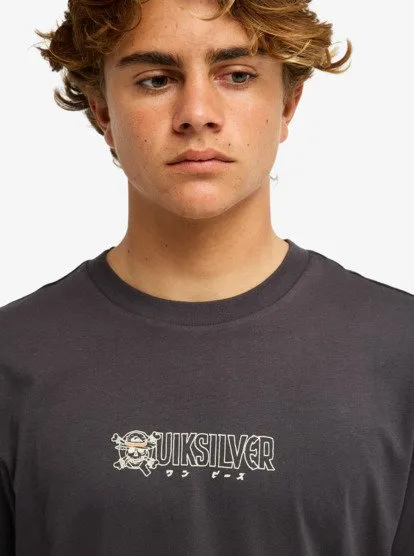 One Piece Wanted Short Sleeve T-Shirt - Phantom sold by Quiksilver product image thumbnail 3