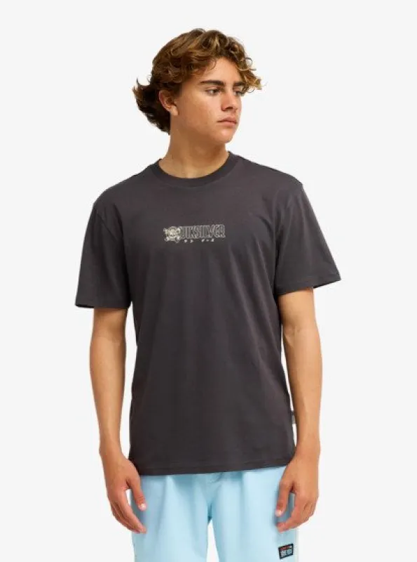 One Piece Wanted Short Sleeve T-Shirt - Phantom made by Quiksilver