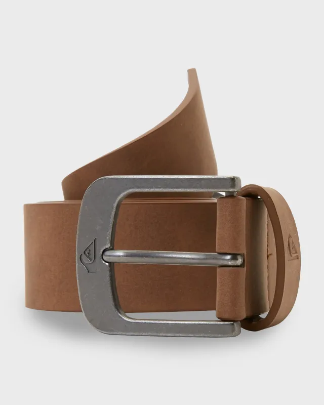 Main Street Belt - Chocolate Brown made by Quiksilver