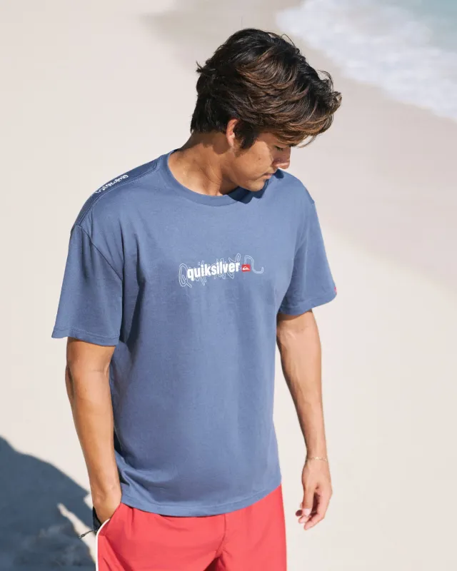 Young Guns Short Sleeve T-Shirt - Vintage Indigo made by Quiksilver