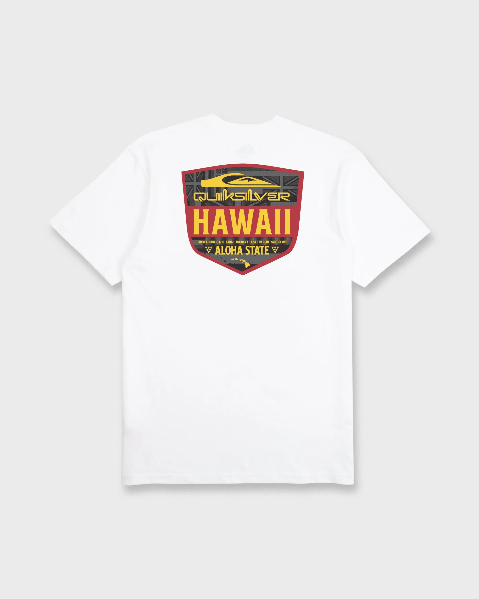 Hawaii Shield Short Sleeve Cotton T-Shirt - White sold by Quiksilver product image thumbnail 2