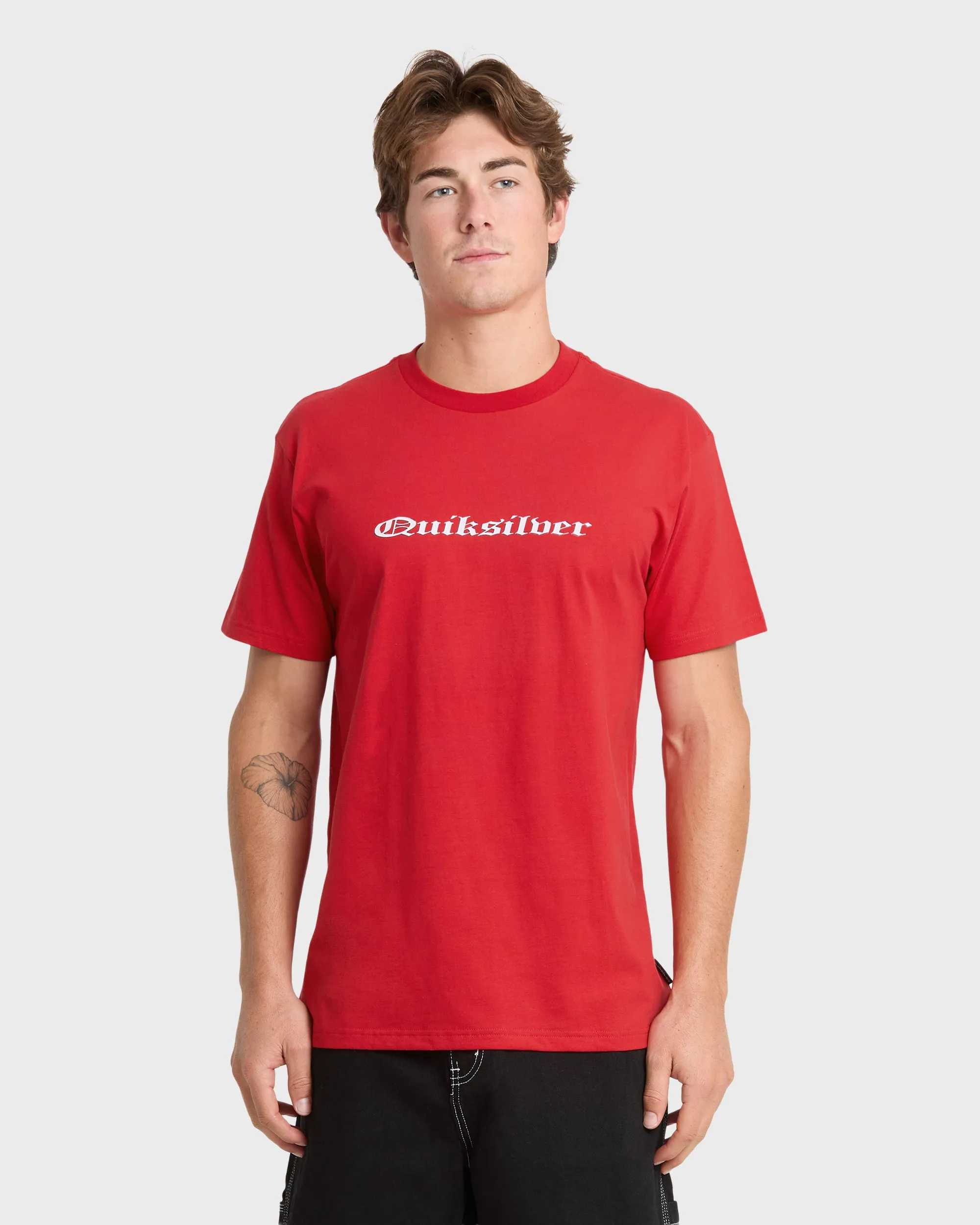 Chrome English Short Sleeve Knit T-Shirt - Salsa sold by Quiksilver