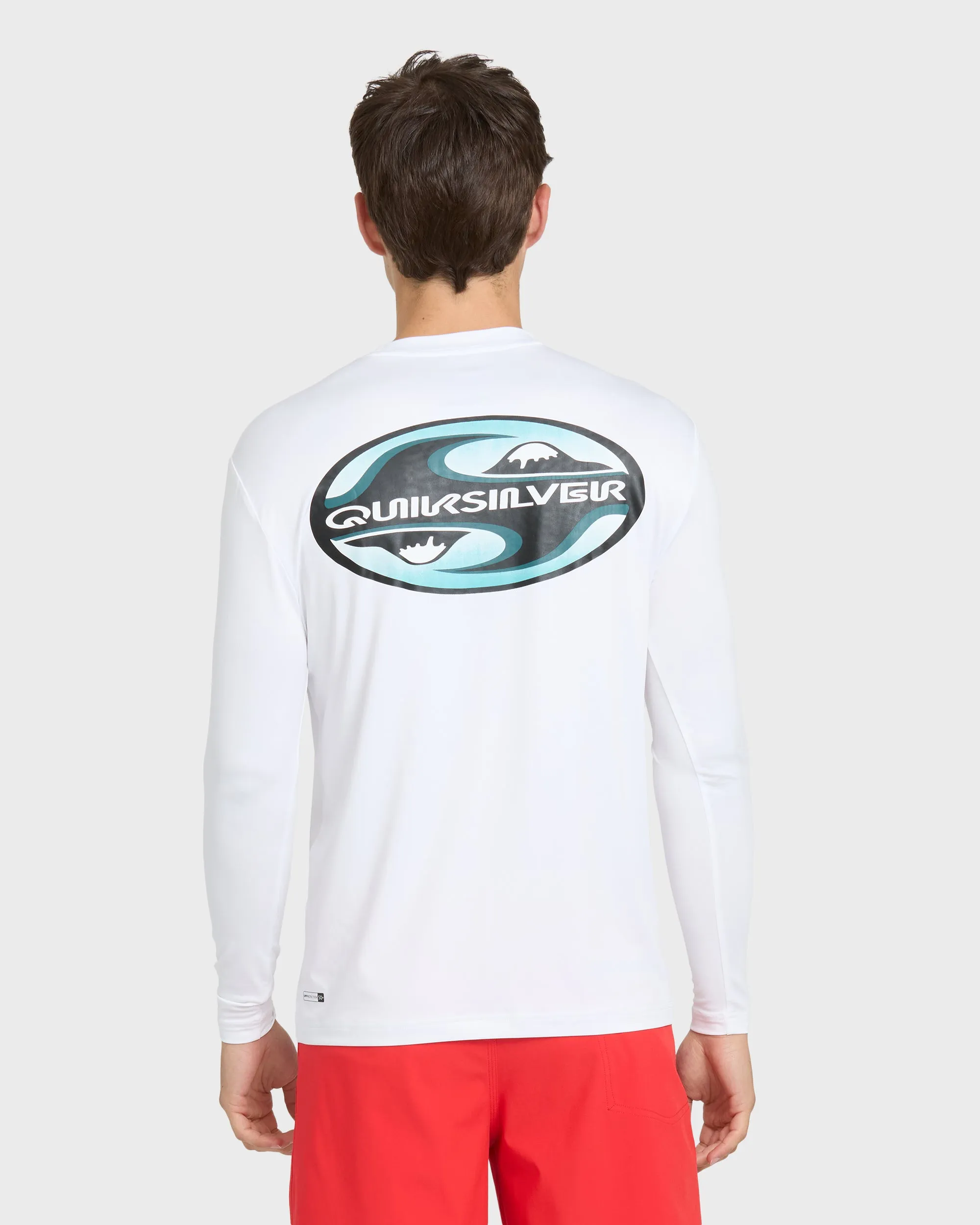 All Day Graphic UPF 50 Long Sleeve Surf Tee - White sold by Quiksilver product image thumbnail 2