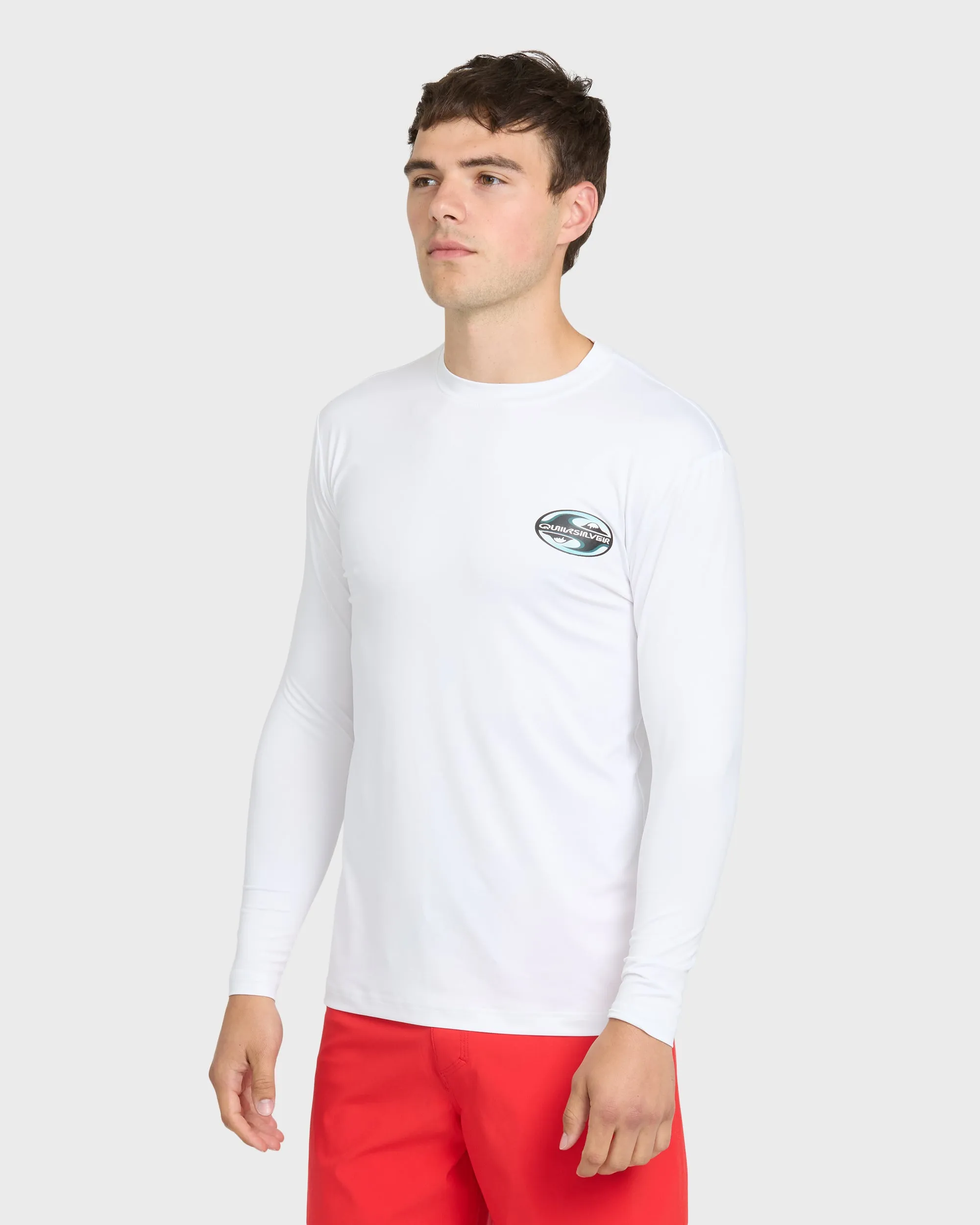 All Day Graphic UPF 50 Long Sleeve Surf Tee - White sold by Quiksilver product image thumbnail 3
