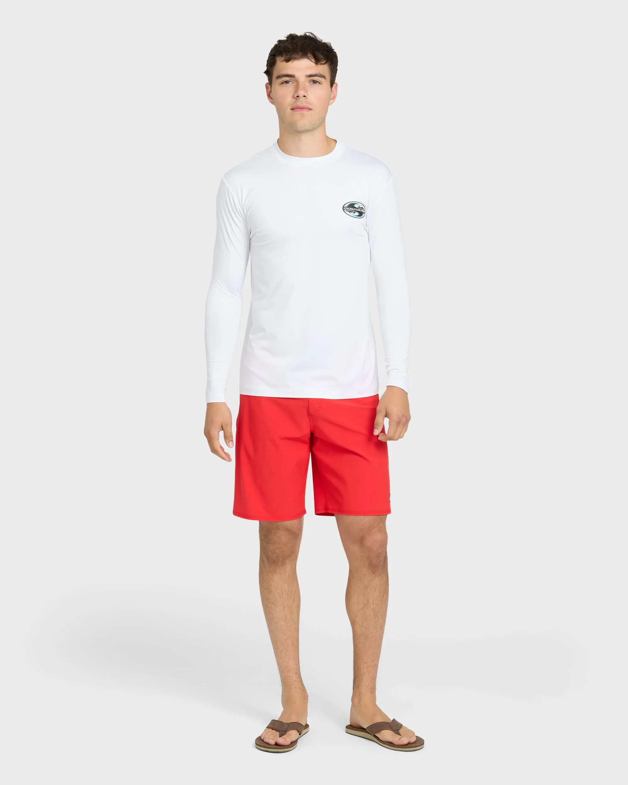 All Day Graphic UPF 50 Long Sleeve Surf Tee - White sold by Quiksilver product image thumbnail 4