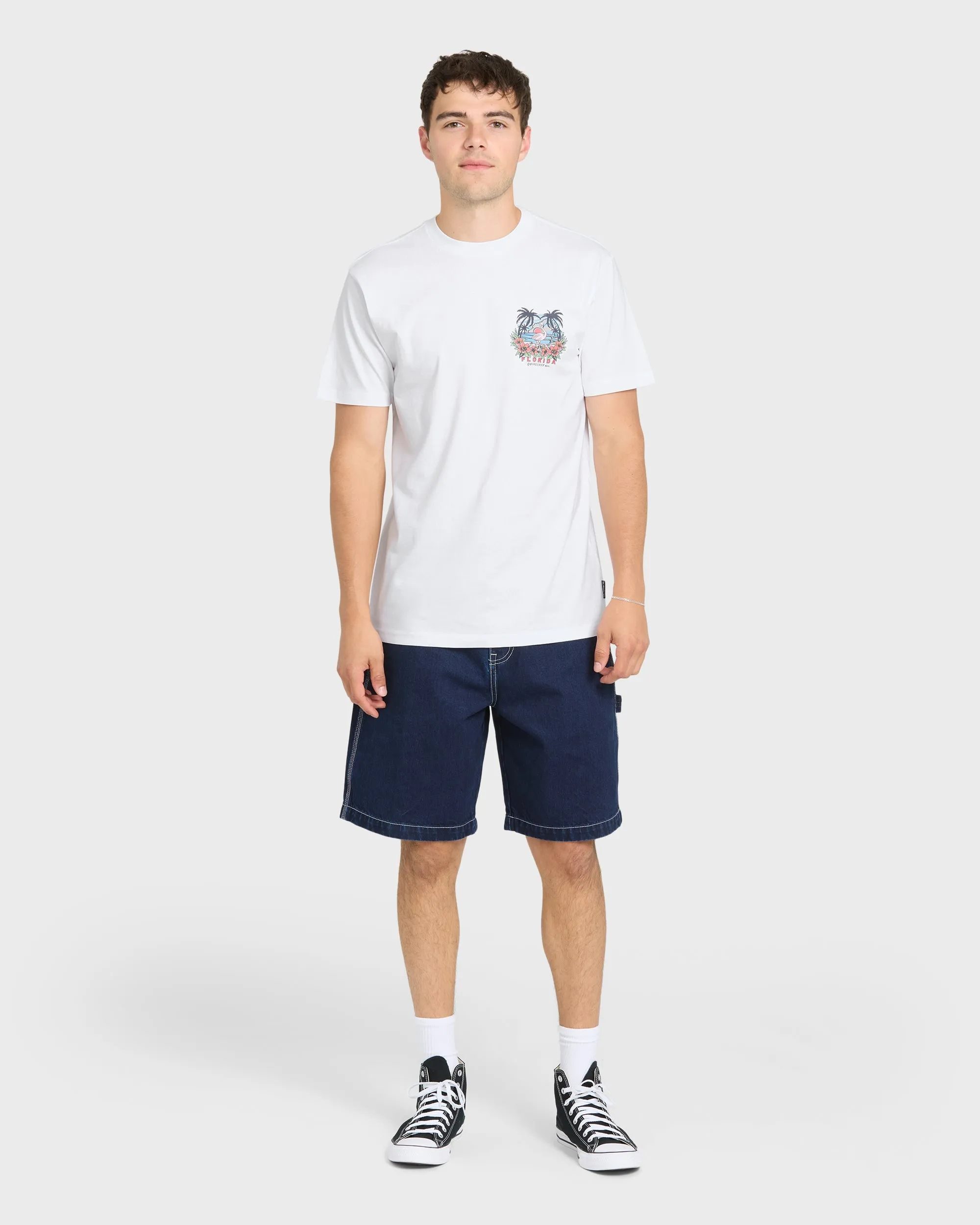 Flamazing Short Sleeve Cotton T-Shirt - White sold by Quiksilver product image thumbnail 4
