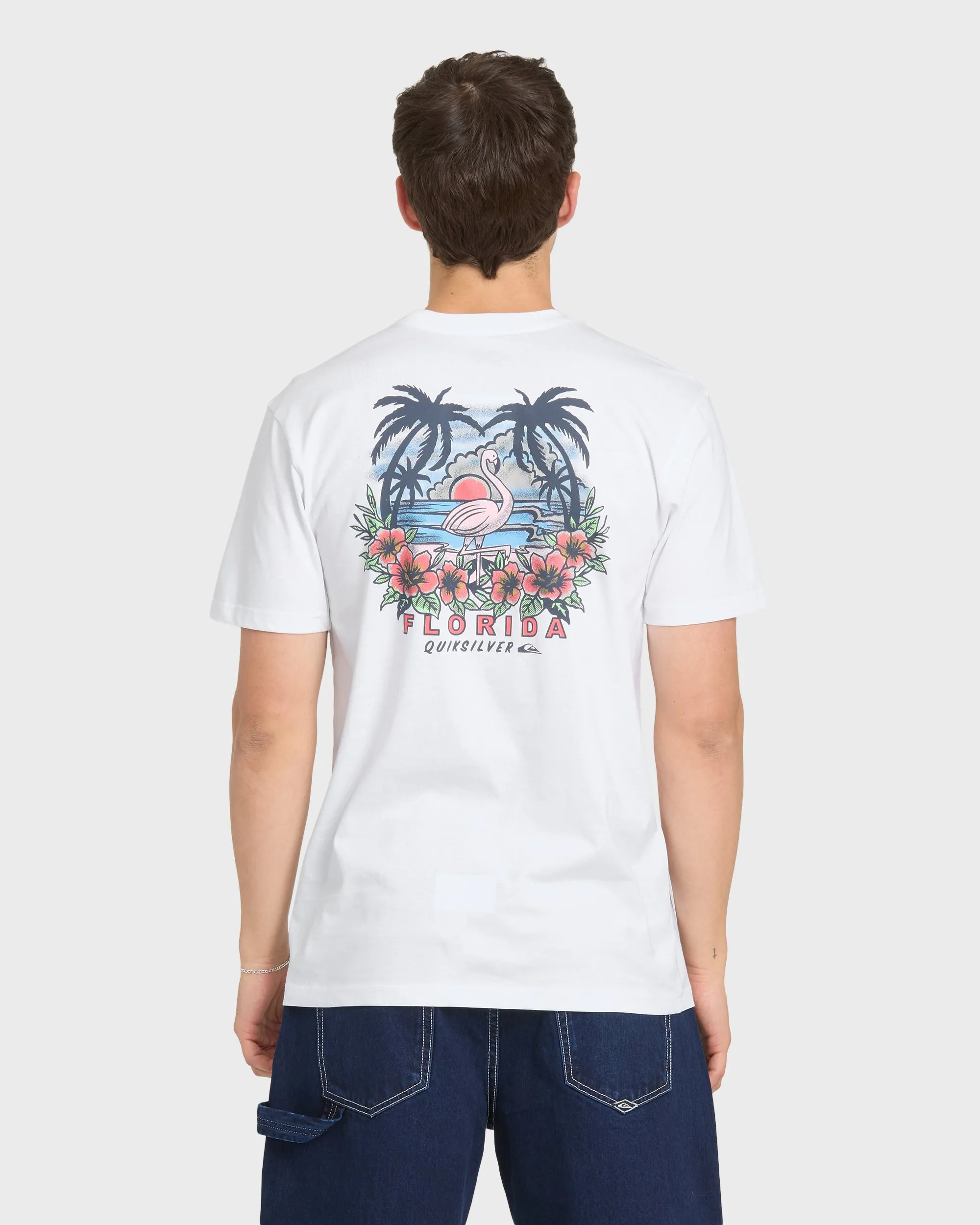 Flamazing Short Sleeve Cotton T-Shirt - White sold by Quiksilver product image thumbnail 2