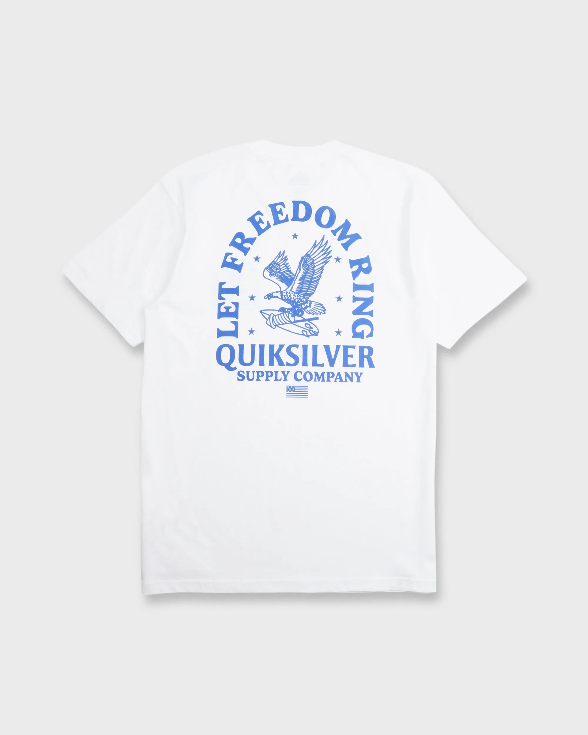 Freedom Ring Short Sleeve Cotton T-Shirt - White sold by Quiksilver product image thumbnail 2