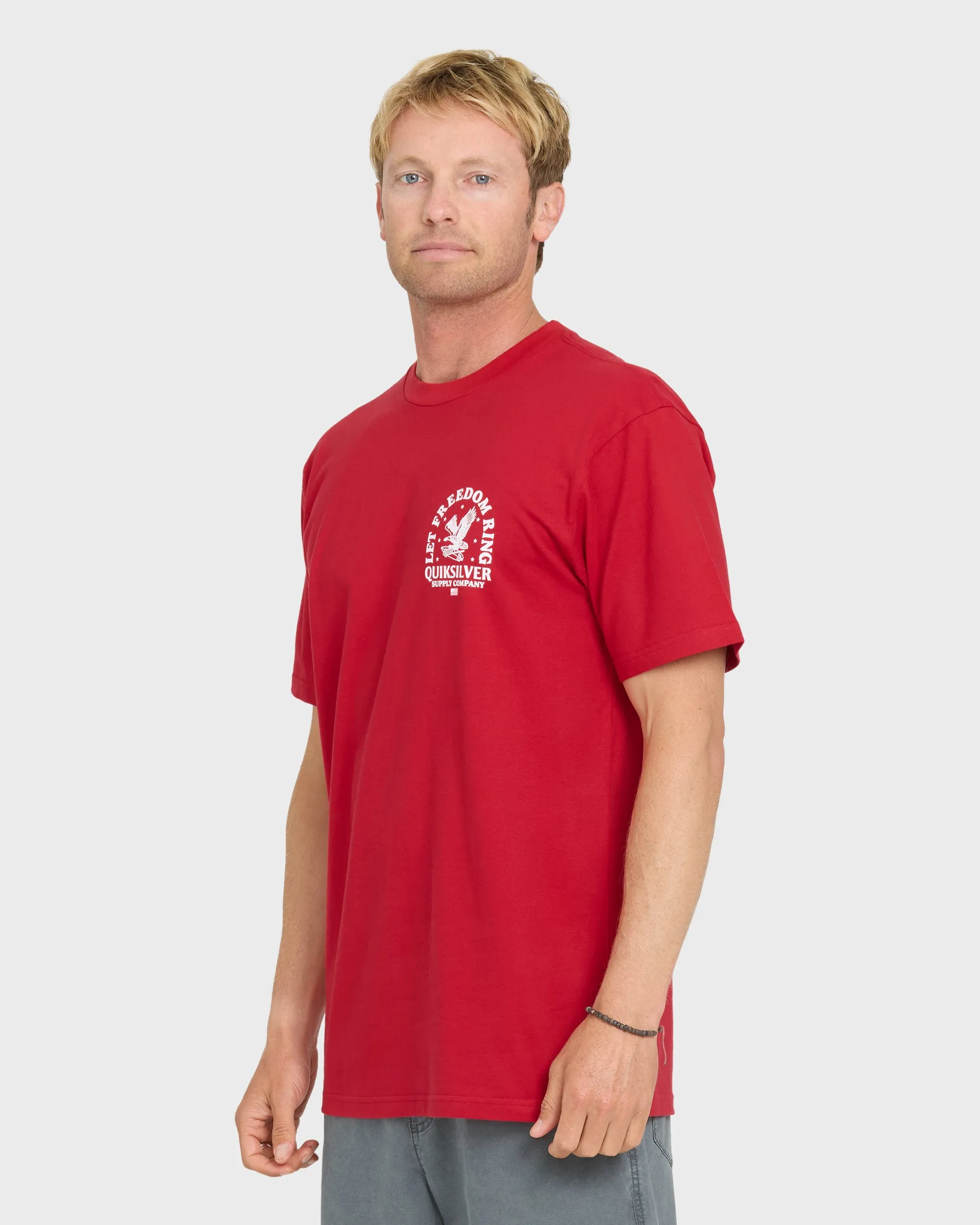 Freedom Ring Short Sleeve Cotton T-Shirt - Salsa sold by Quiksilver product image thumbnail 3