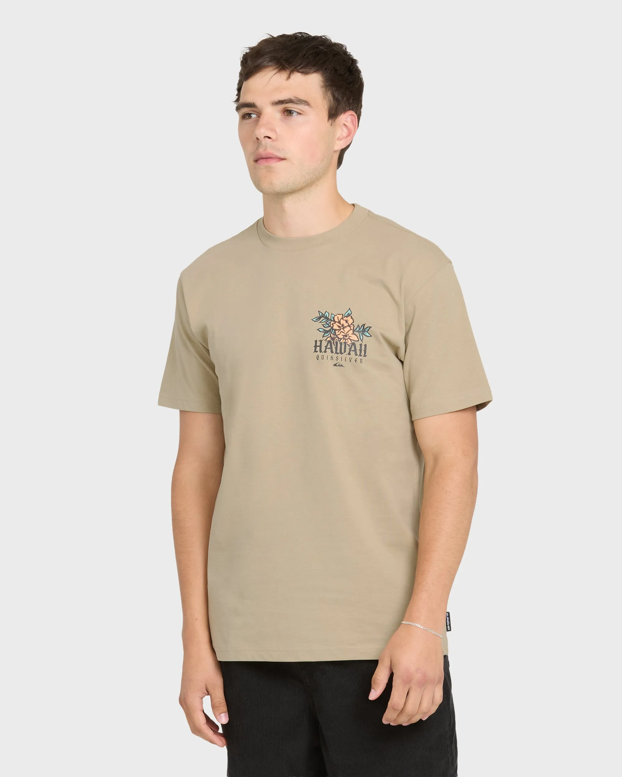 Hawaii Da Rooster Classic Short Sleeve Knit T-Shirt - Seneca Rock sold by Quiksilver product image thumbnail 3