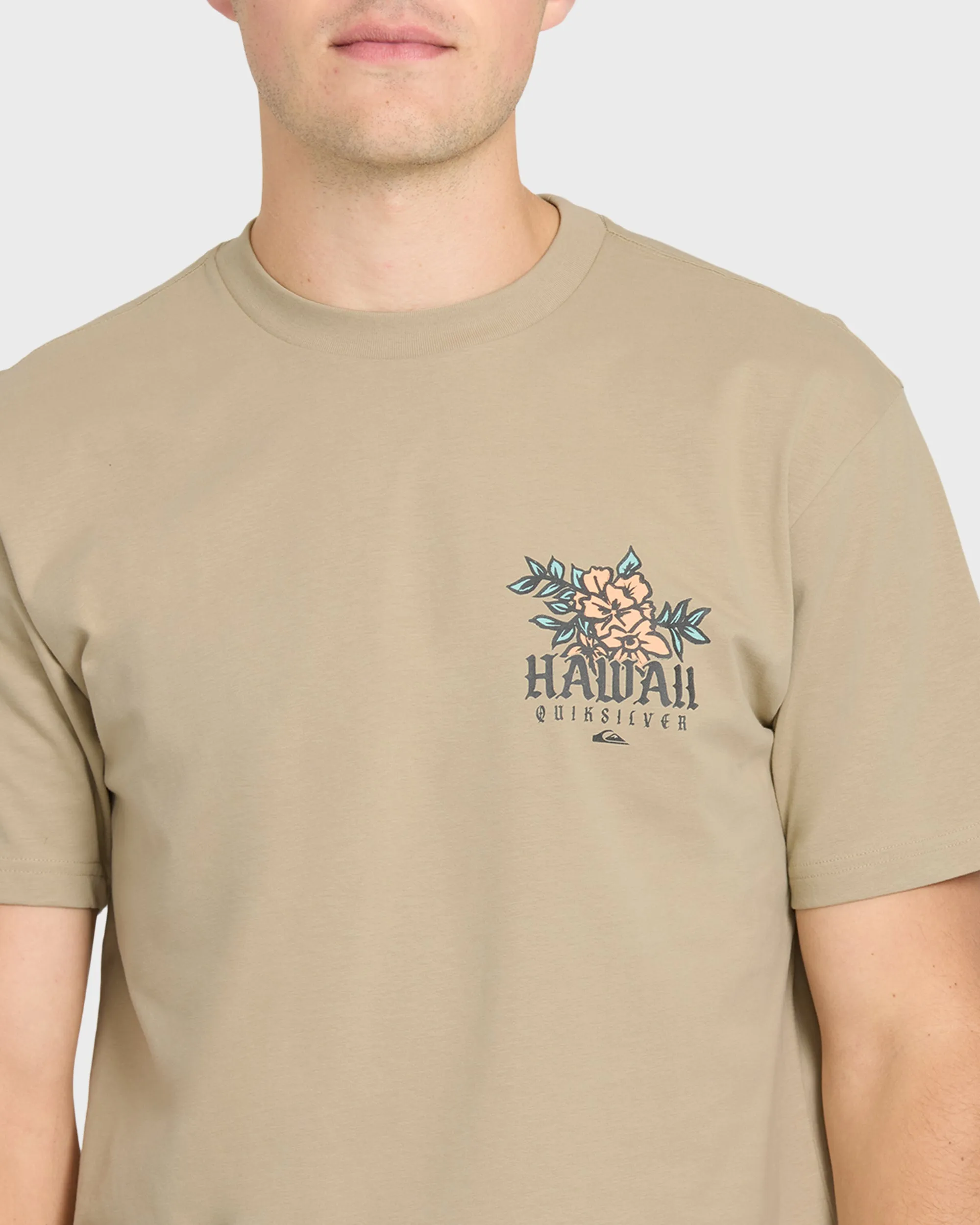 Hawaii Da Rooster Classic Short Sleeve Knit T-Shirt - Seneca Rock sold by Quiksilver product image thumbnail 4