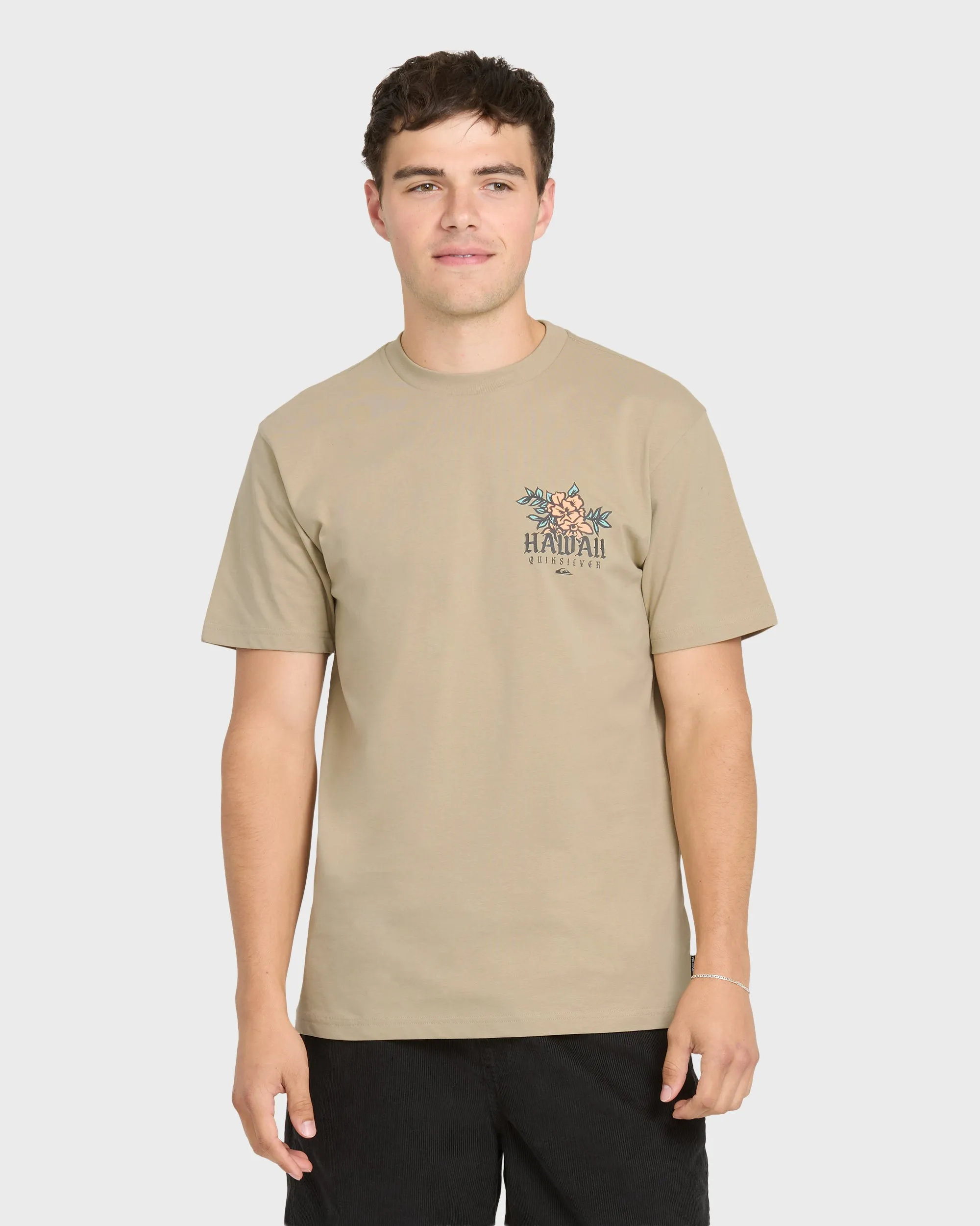Hawaii Da Rooster Classic Short Sleeve Knit T-Shirt - Seneca Rock sold by Quiksilver