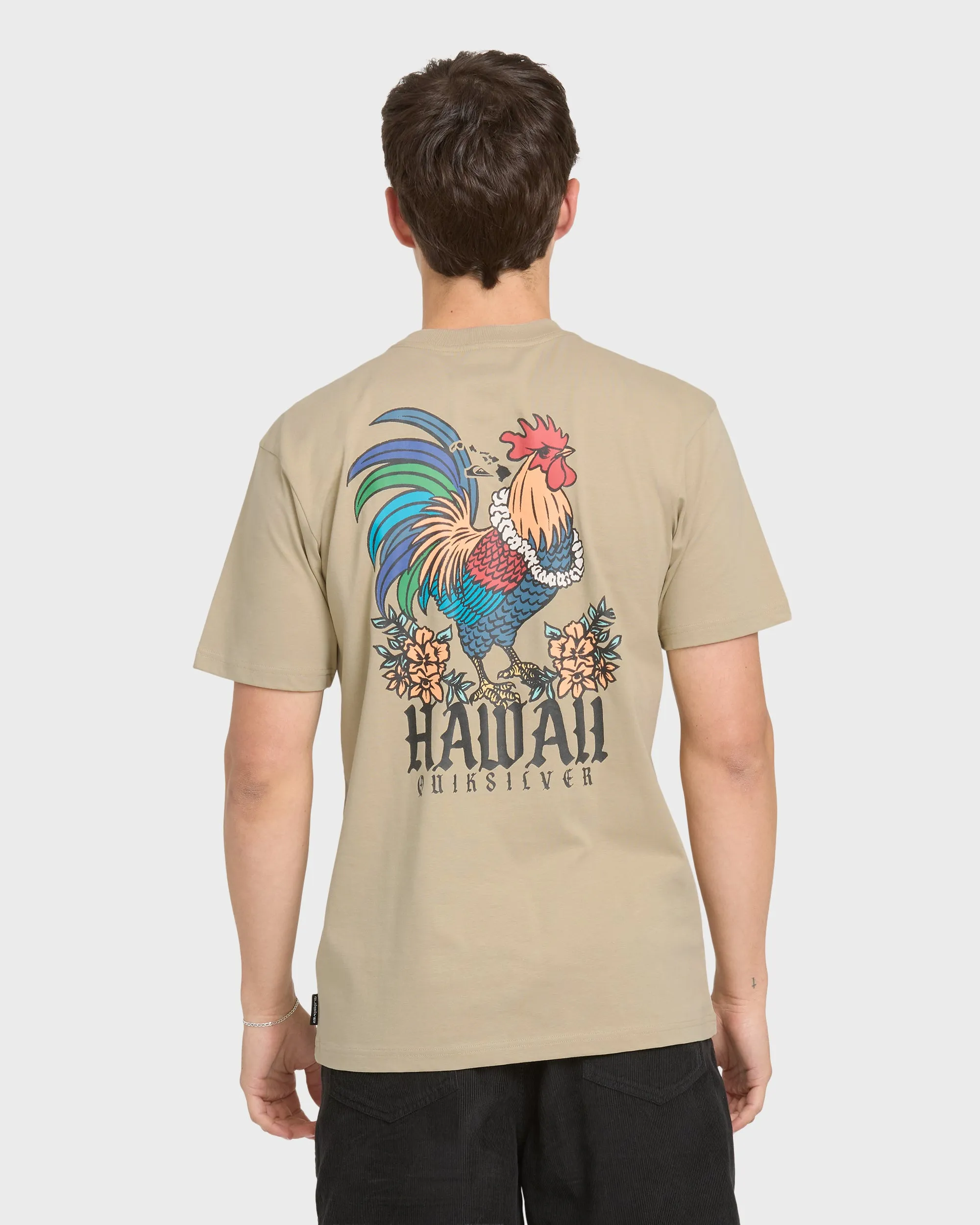 Hawaii Da Rooster Classic Short Sleeve Knit T-Shirt - Seneca Rock sold by Quiksilver product image thumbnail 2