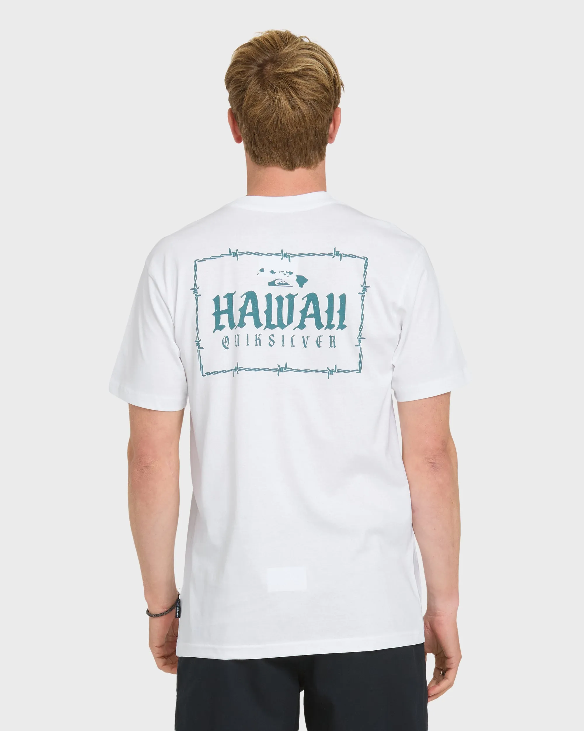 Hawaii Lock Short Sleeve Knit T-Shirt - White sold by Quiksilver product image thumbnail 2