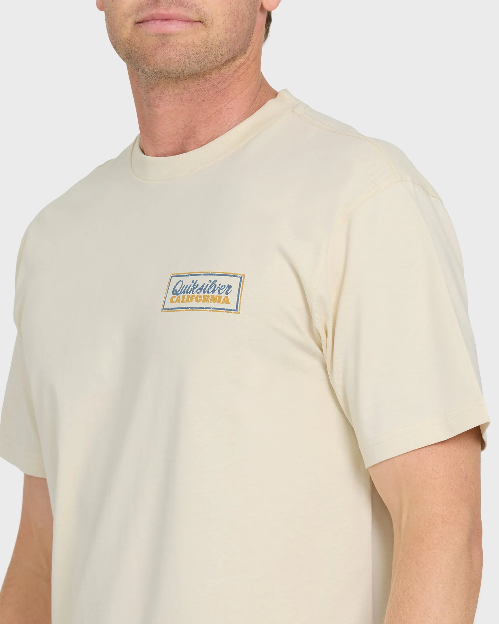 California Quiver Short Sleeve Cotton T-Shirt - Bone White sold by Quiksilver product image thumbnail 5