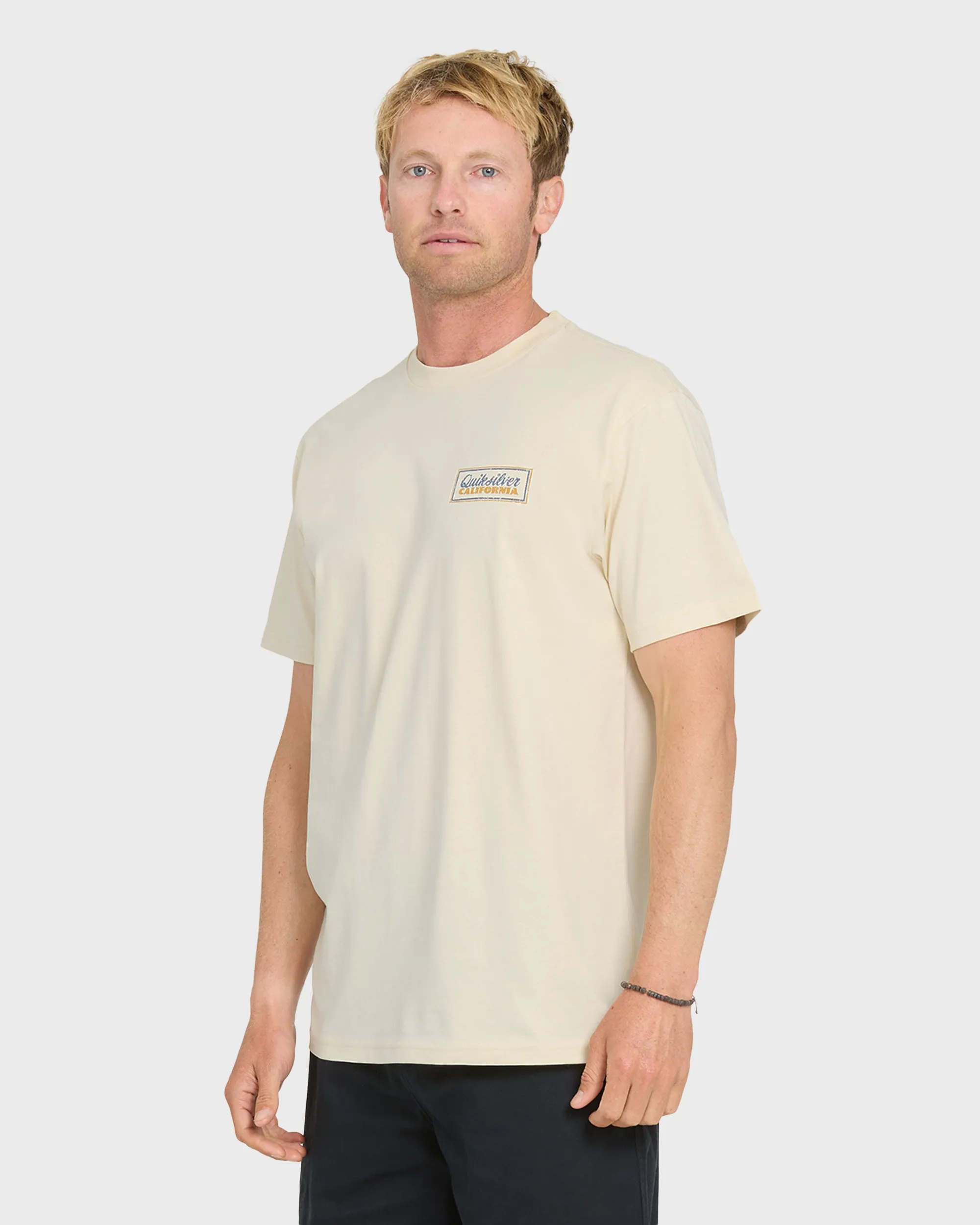 California Quiver Short Sleeve Cotton T-Shirt - Bone White sold by Quiksilver product image thumbnail 3