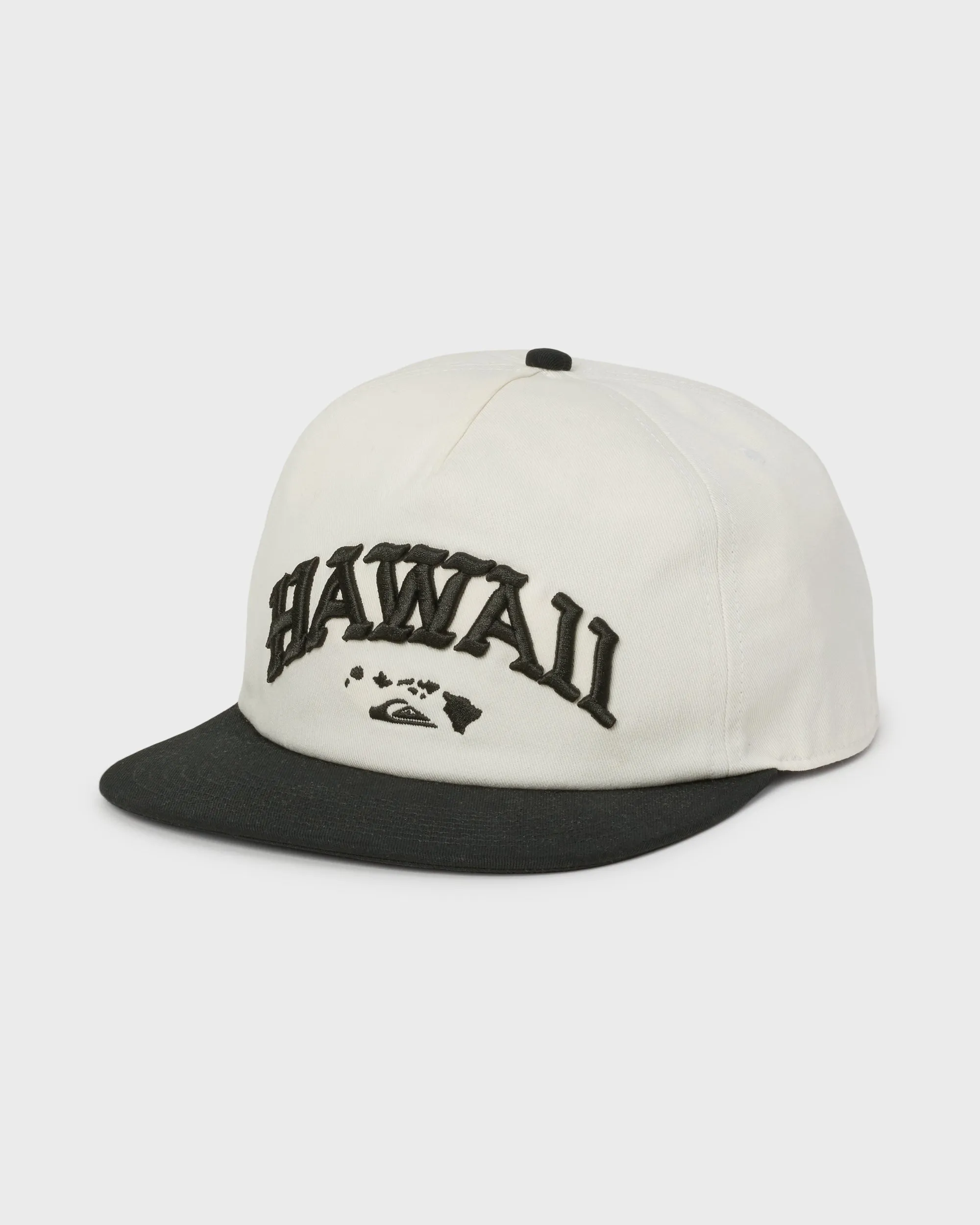 Hawaii World 5-Panel Snapback Hat - Snow White sold by Quiksilver