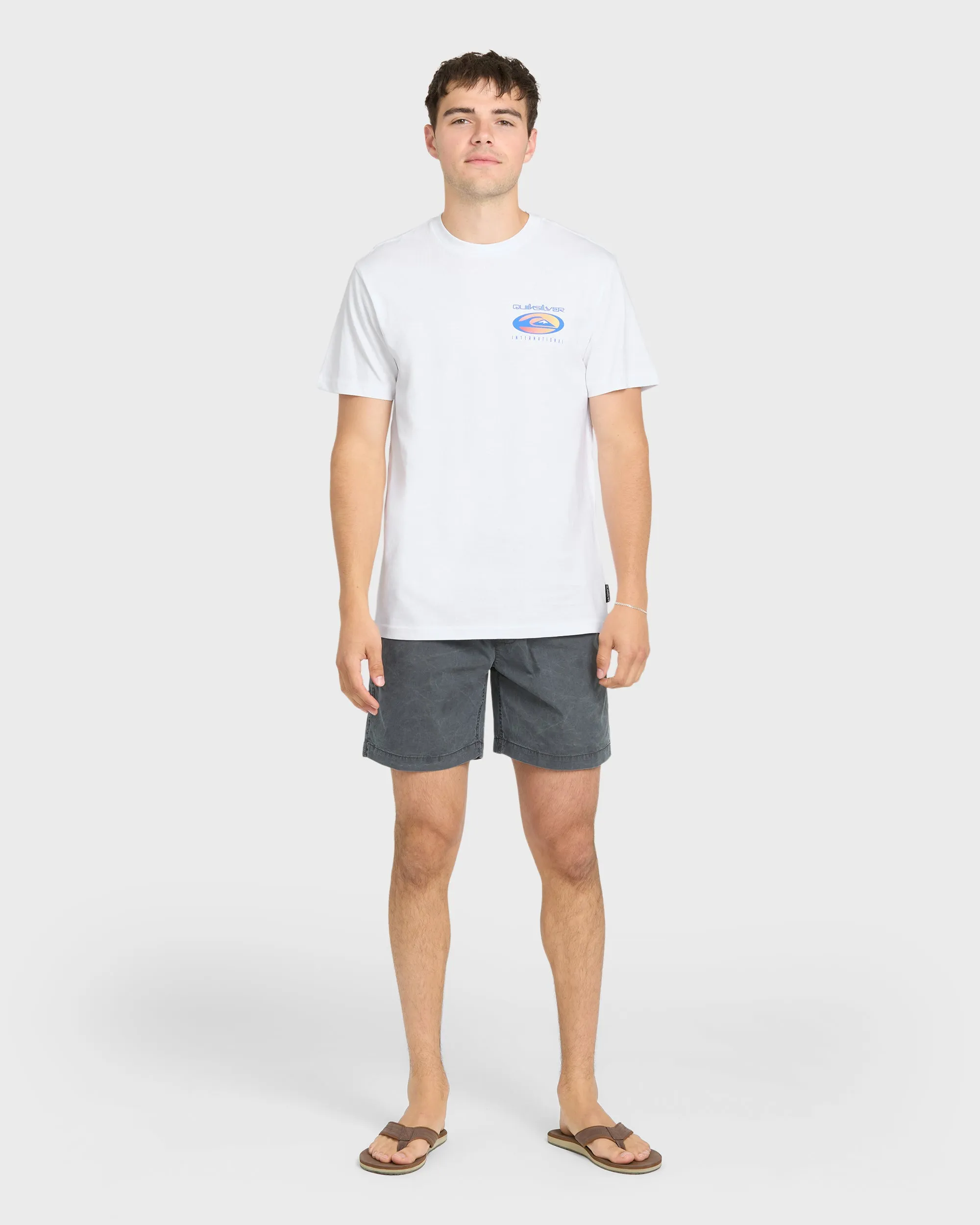 QS International Short Sleeve Knit T-Shirt - White sold by Quiksilver product image thumbnail 4