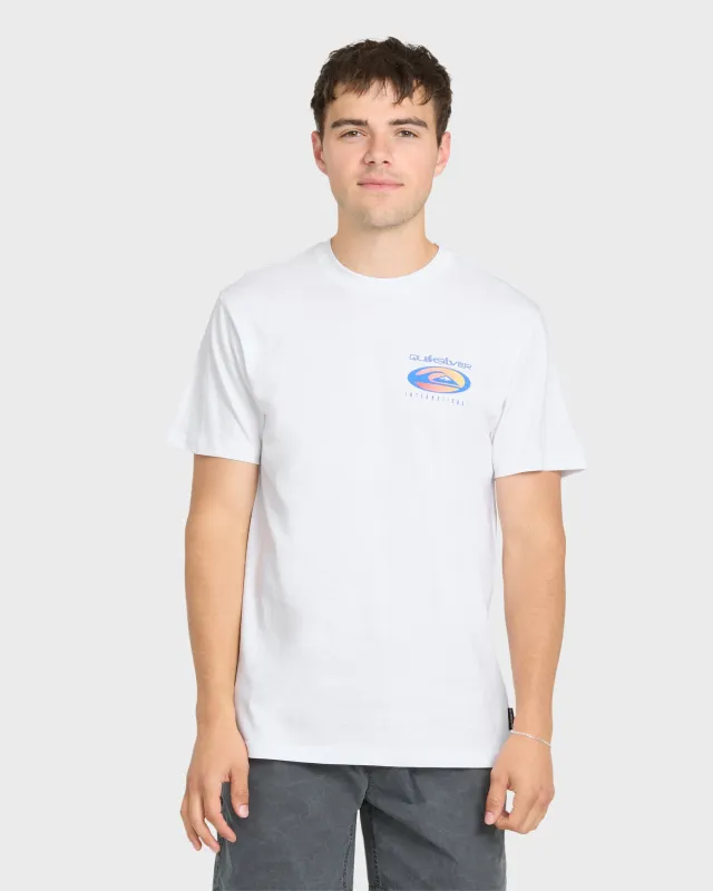 QS International Short Sleeve Knit T-Shirt - White made by Quiksilver