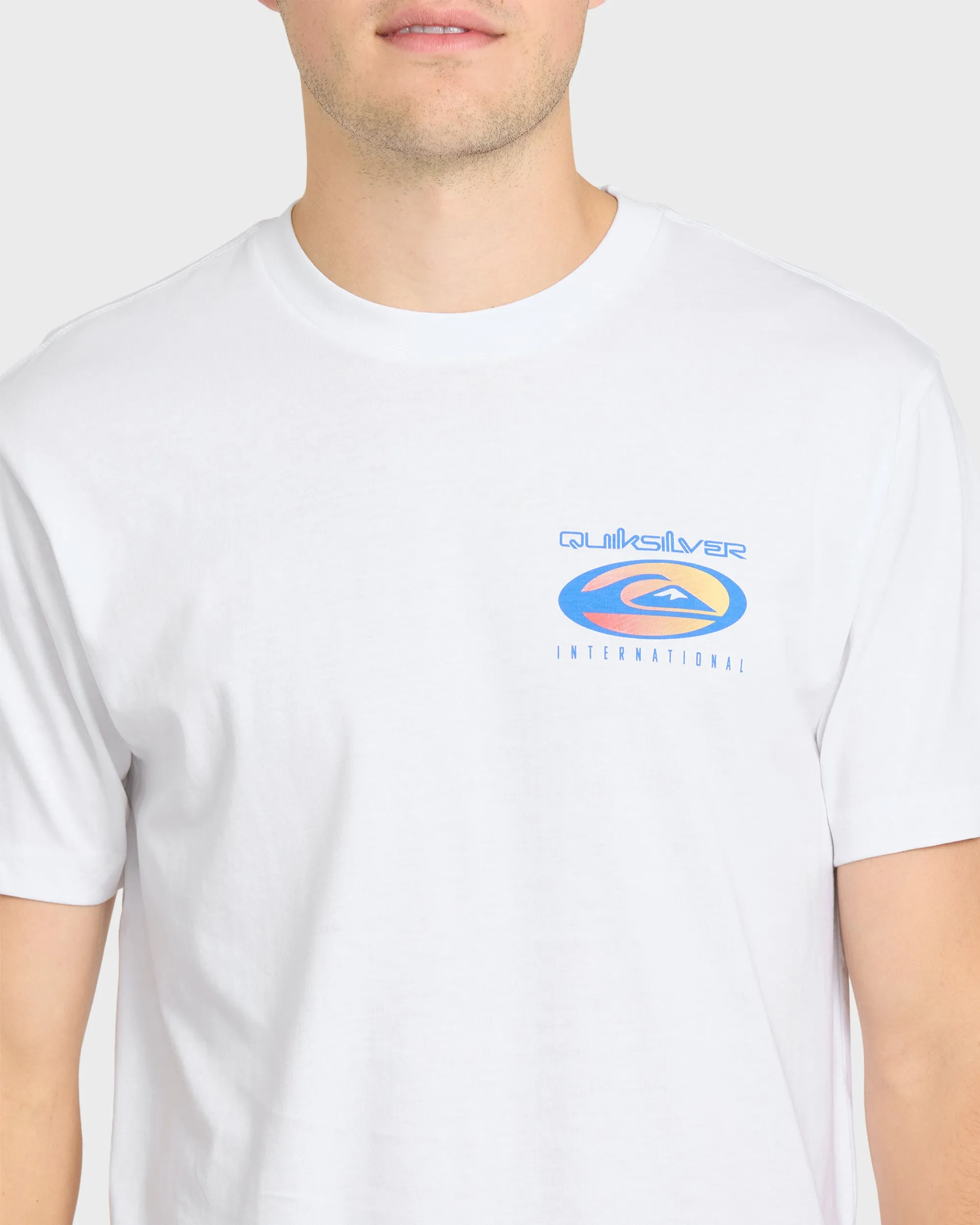QS International Short Sleeve Knit T-Shirt - White sold by Quiksilver product image thumbnail 5