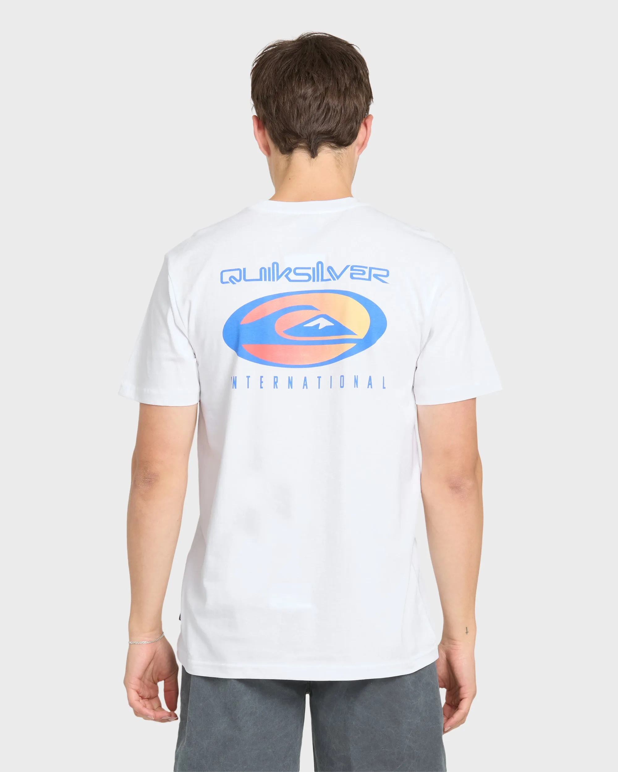 QS International Short Sleeve Knit T-Shirt - White sold by Quiksilver product image thumbnail 2