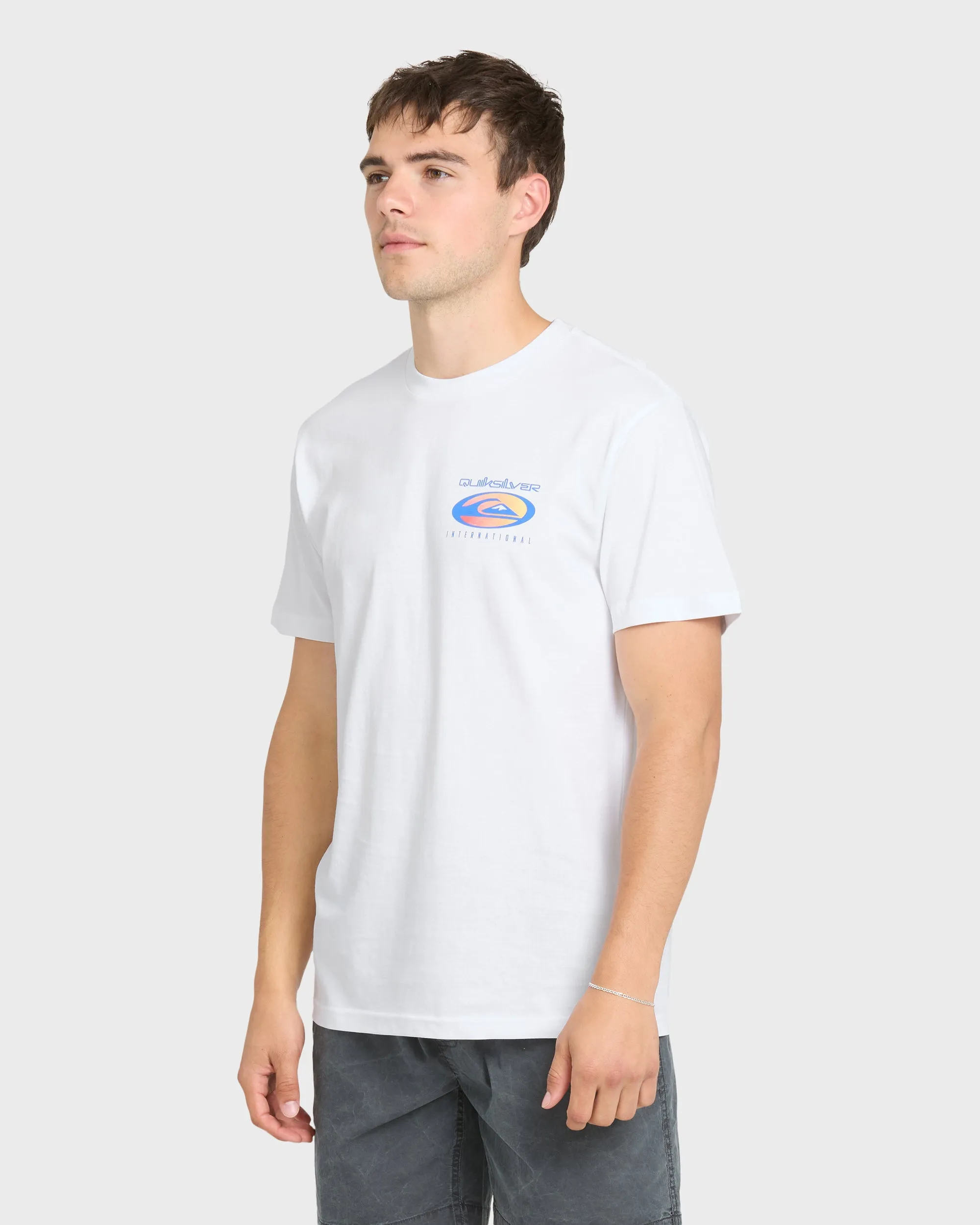 QS International Short Sleeve Knit T-Shirt - White sold by Quiksilver product image thumbnail 3