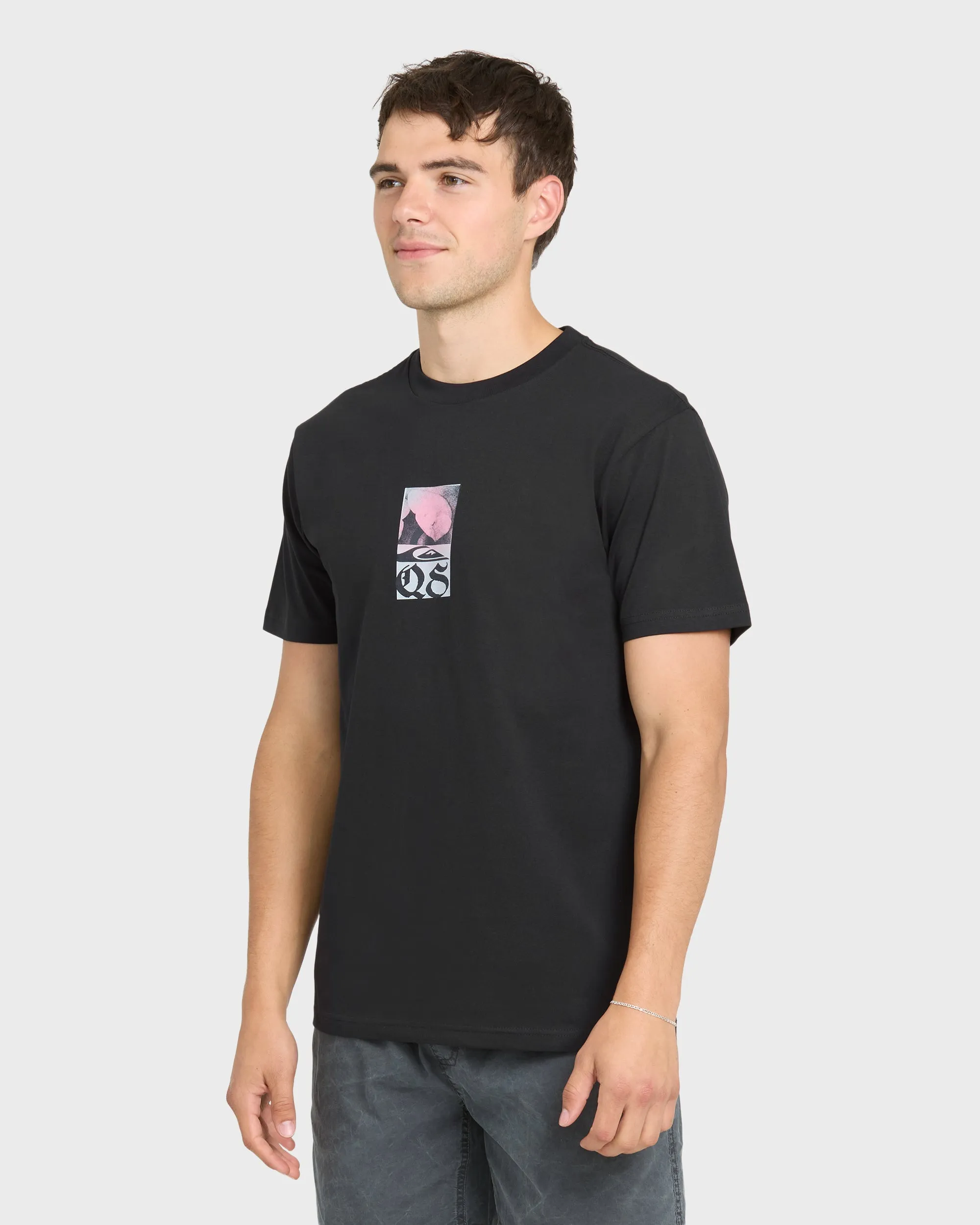 Gothic Flowers Short Sleeve Knit T-Shirt - Black sold by Quiksilver product image thumbnail 3