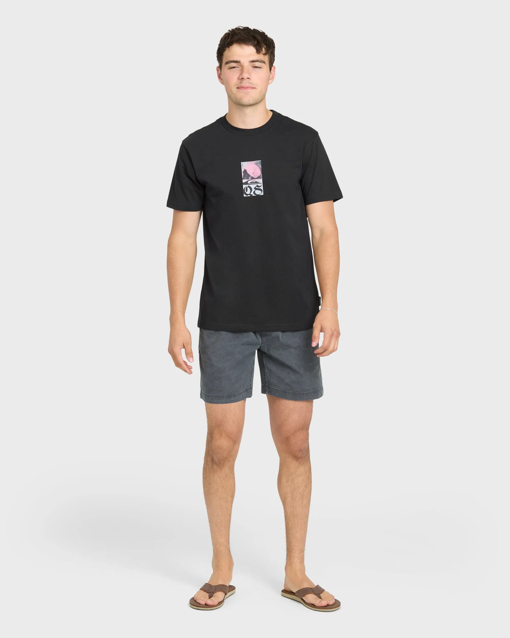 Gothic Flowers Short Sleeve Knit T-Shirt - Black sold by Quiksilver product image thumbnail 4