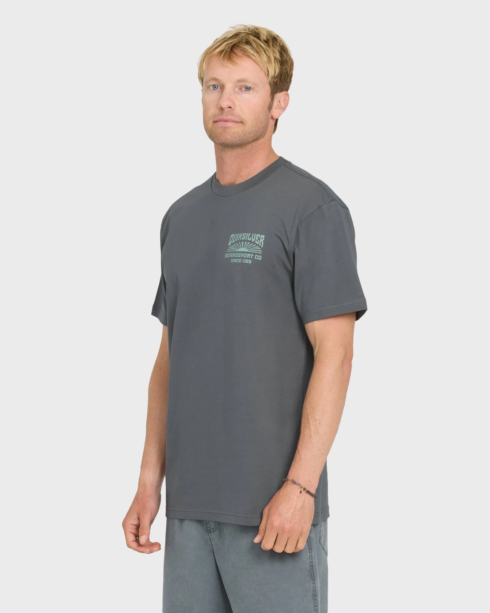 Radiant Flare Short Sleeve Knit T-Shirt - Iron Gate sold by Quiksilver product image thumbnail 3