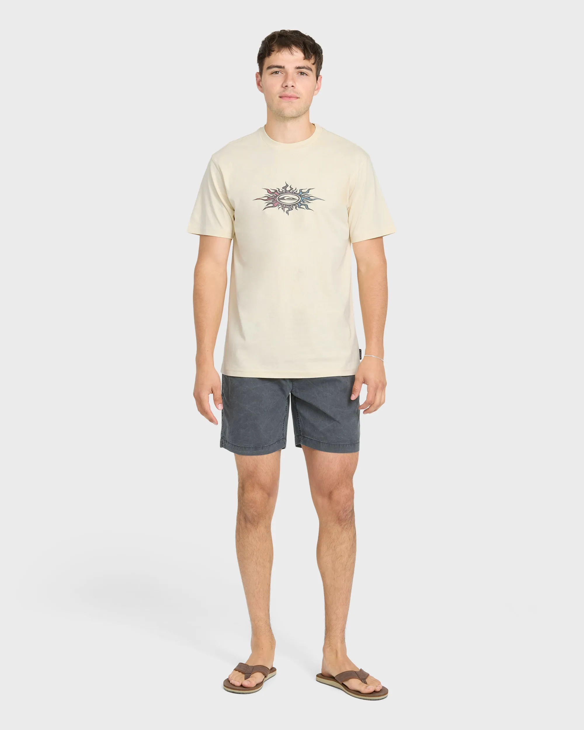 Blazing Short Sleeve Knit T-Shirt - Bone White sold by Quiksilver product image thumbnail 4