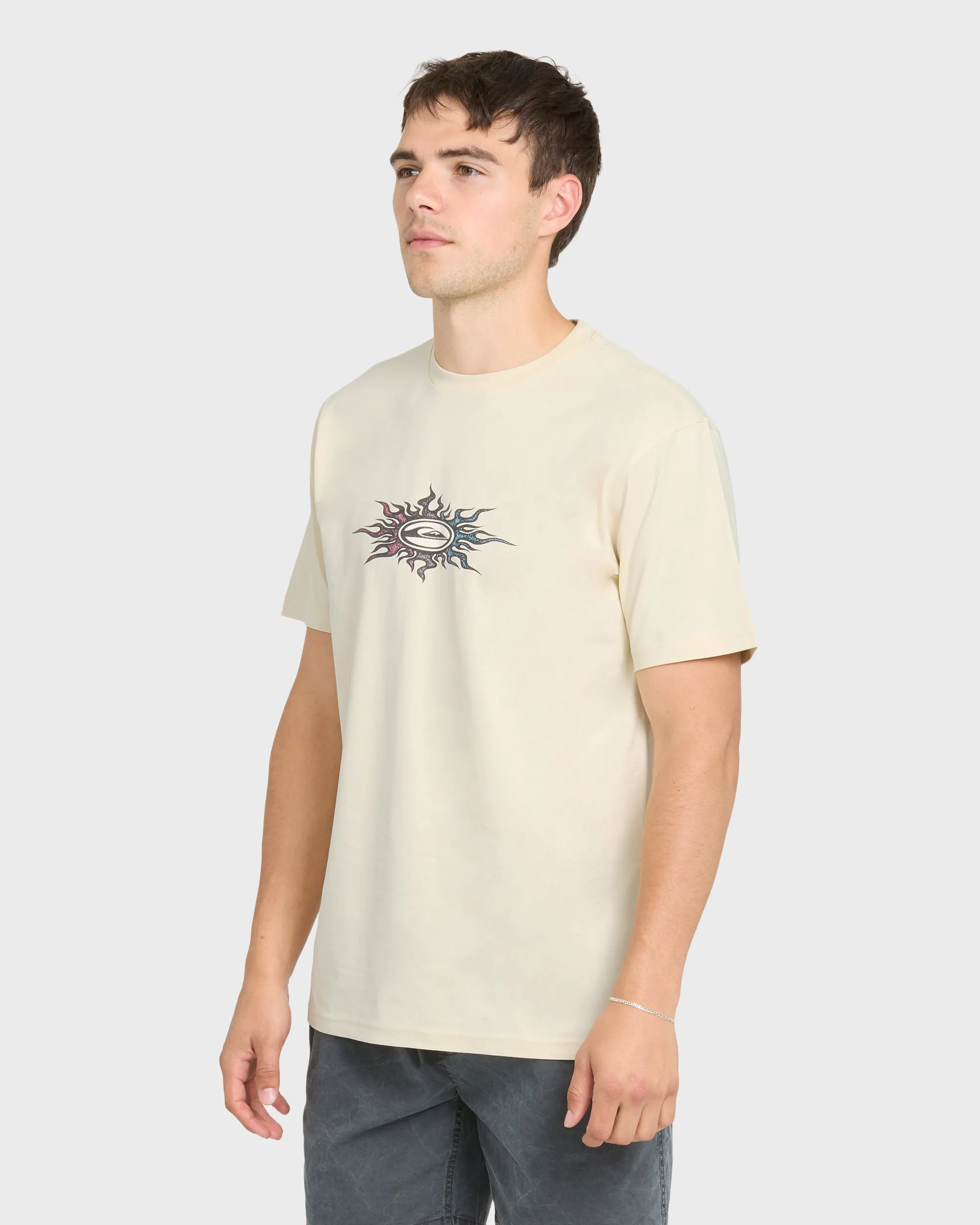 Blazing Short Sleeve Knit T-Shirt - Bone White sold by Quiksilver product image thumbnail 3