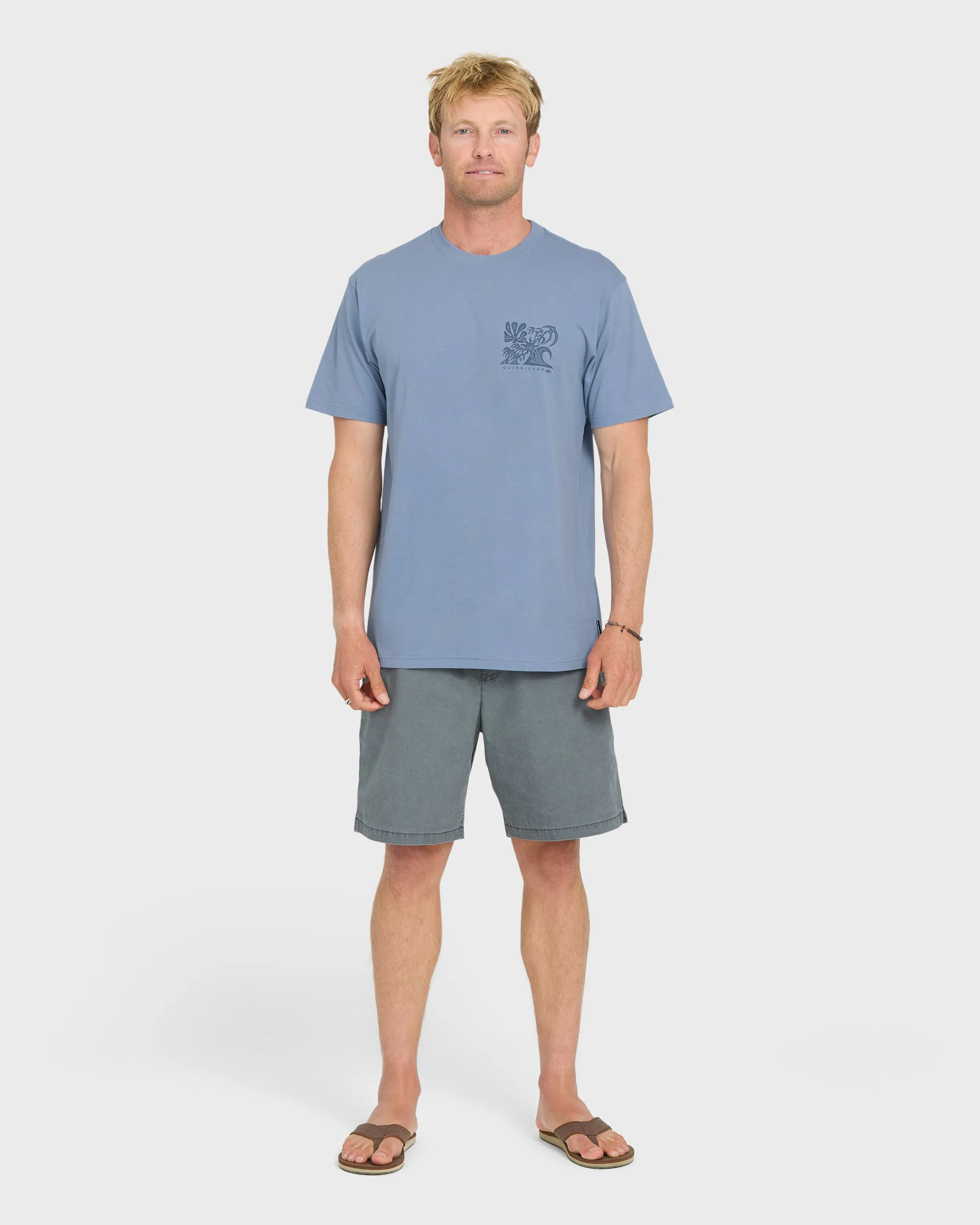Collage Classic Short Sleeve Knit T-Shirt - Infinity sold by Quiksilver product image thumbnail 4