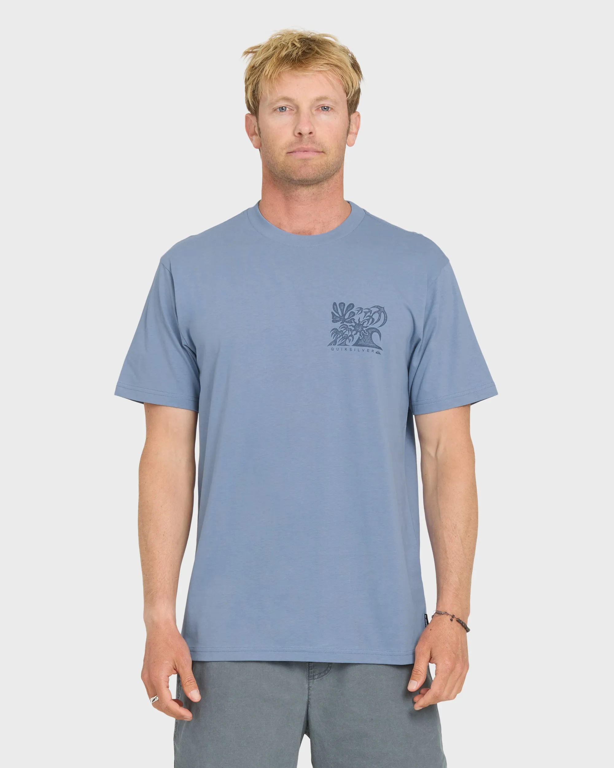 Collage Classic Short Sleeve Knit T-Shirt - Infinity sold by Quiksilver