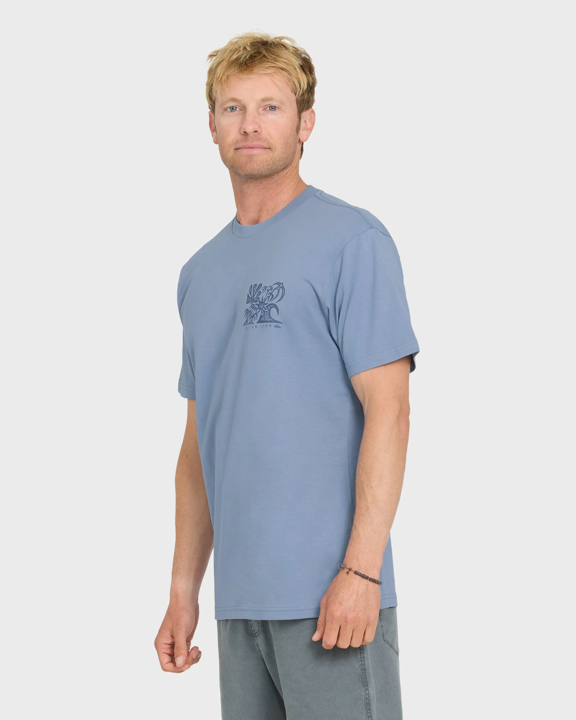 Collage Classic Short Sleeve Knit T-Shirt - Infinity sold by Quiksilver product image thumbnail 3