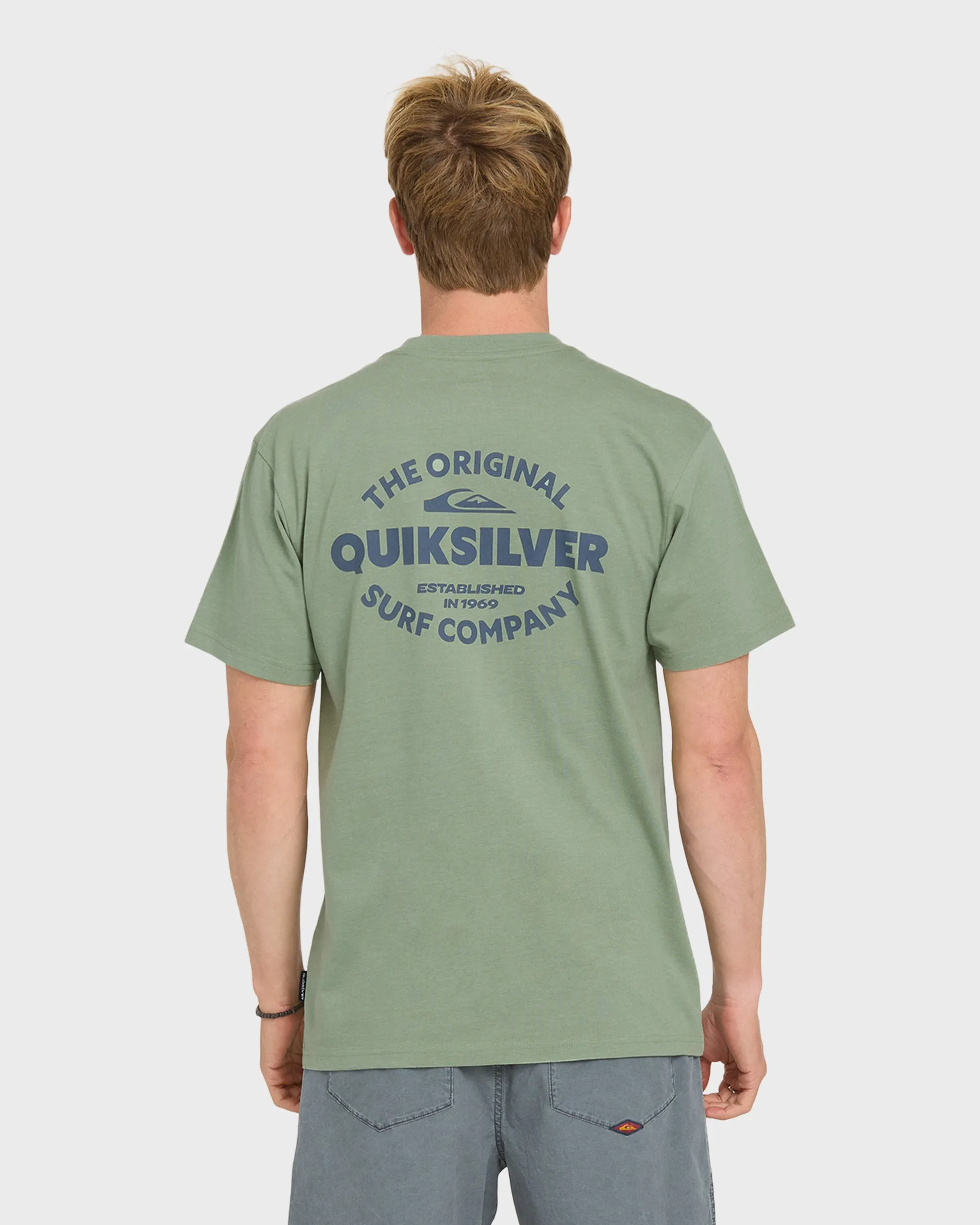 The Shed Short Sleeve Cotton T-Shirt - Lily Pad Heather sold by Quiksilver product image thumbnail 2