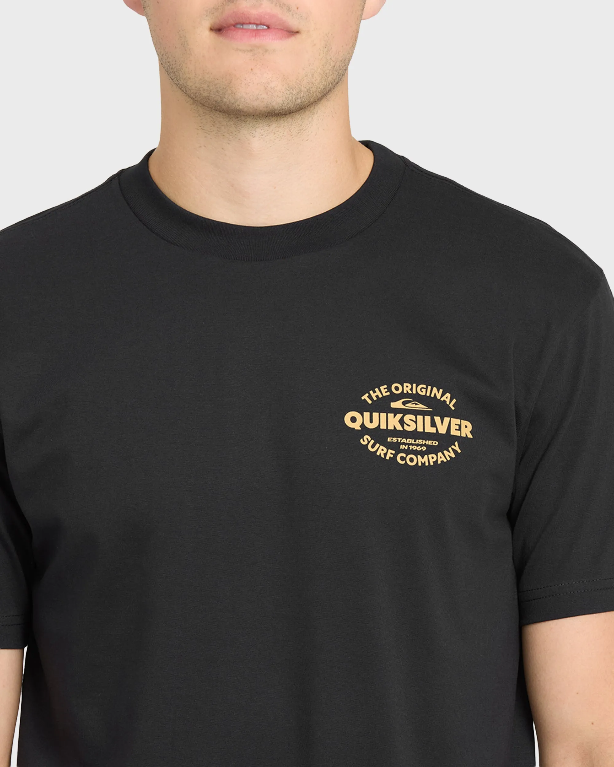 The Shed Short Sleeve Cotton T-Shirt - Black sold by Quiksilver product image thumbnail 5