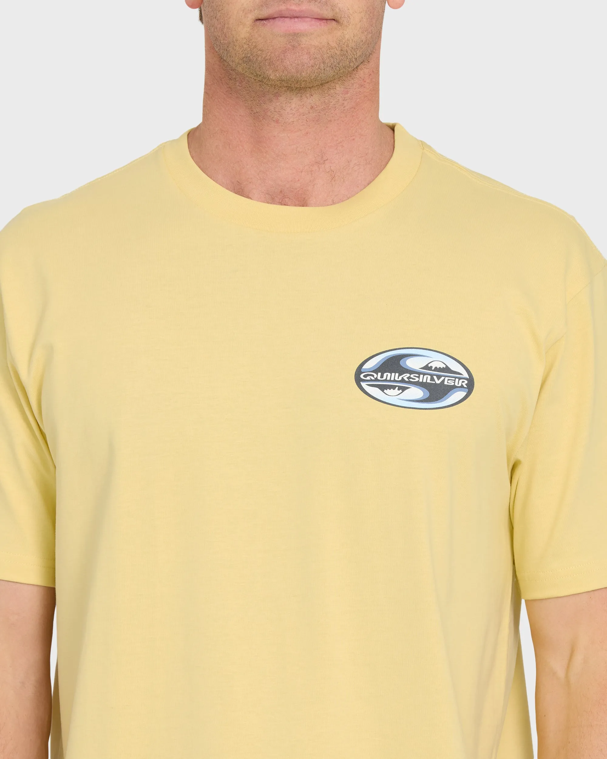 Original Yin Yang Classic Short Sleeve Cotton T-Shirt - Dusky Citron sold by Quiksilver product image thumbnail 5