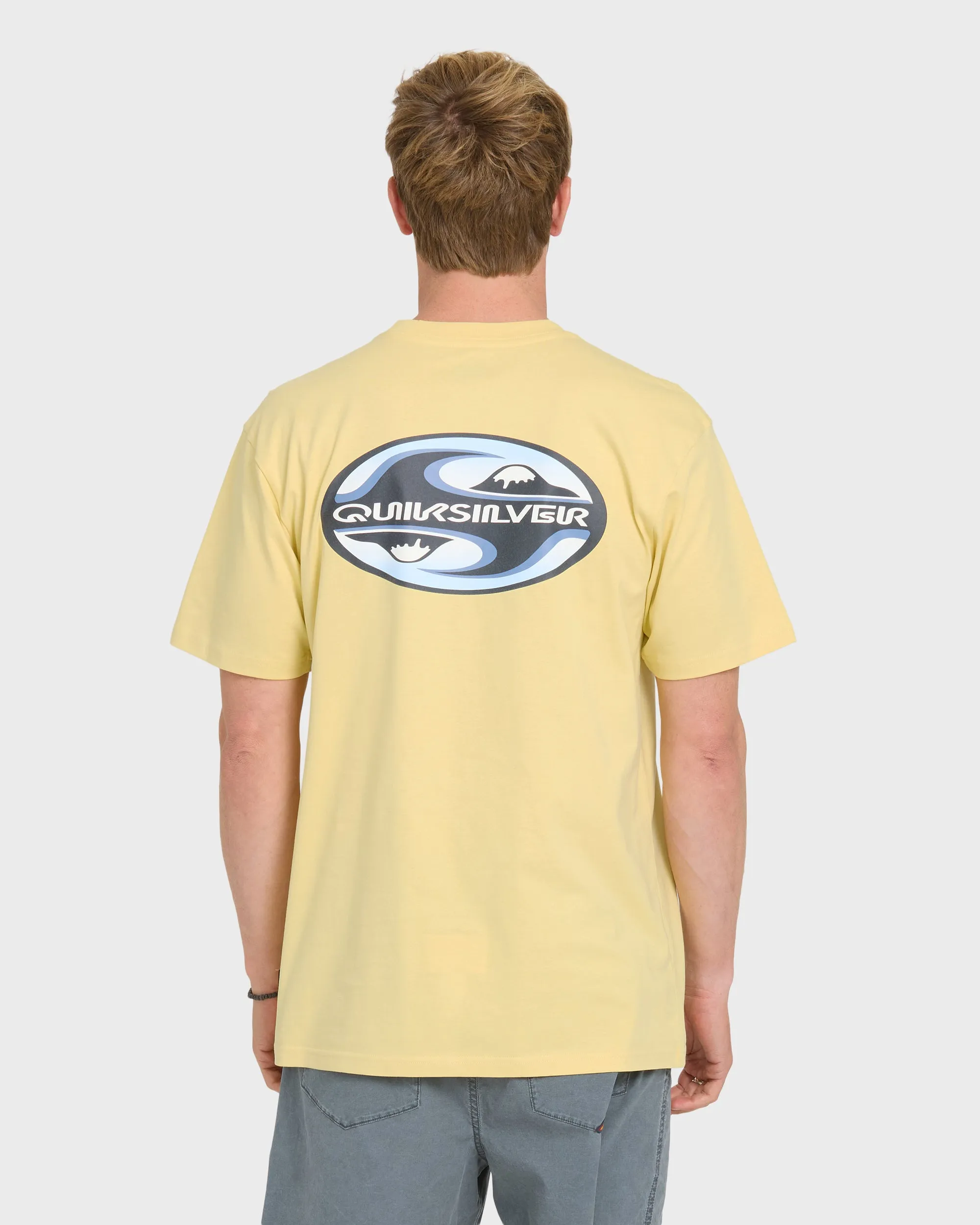 Original Yin Yang Classic Short Sleeve Cotton T-Shirt - Dusky Citron sold by Quiksilver product image thumbnail 2