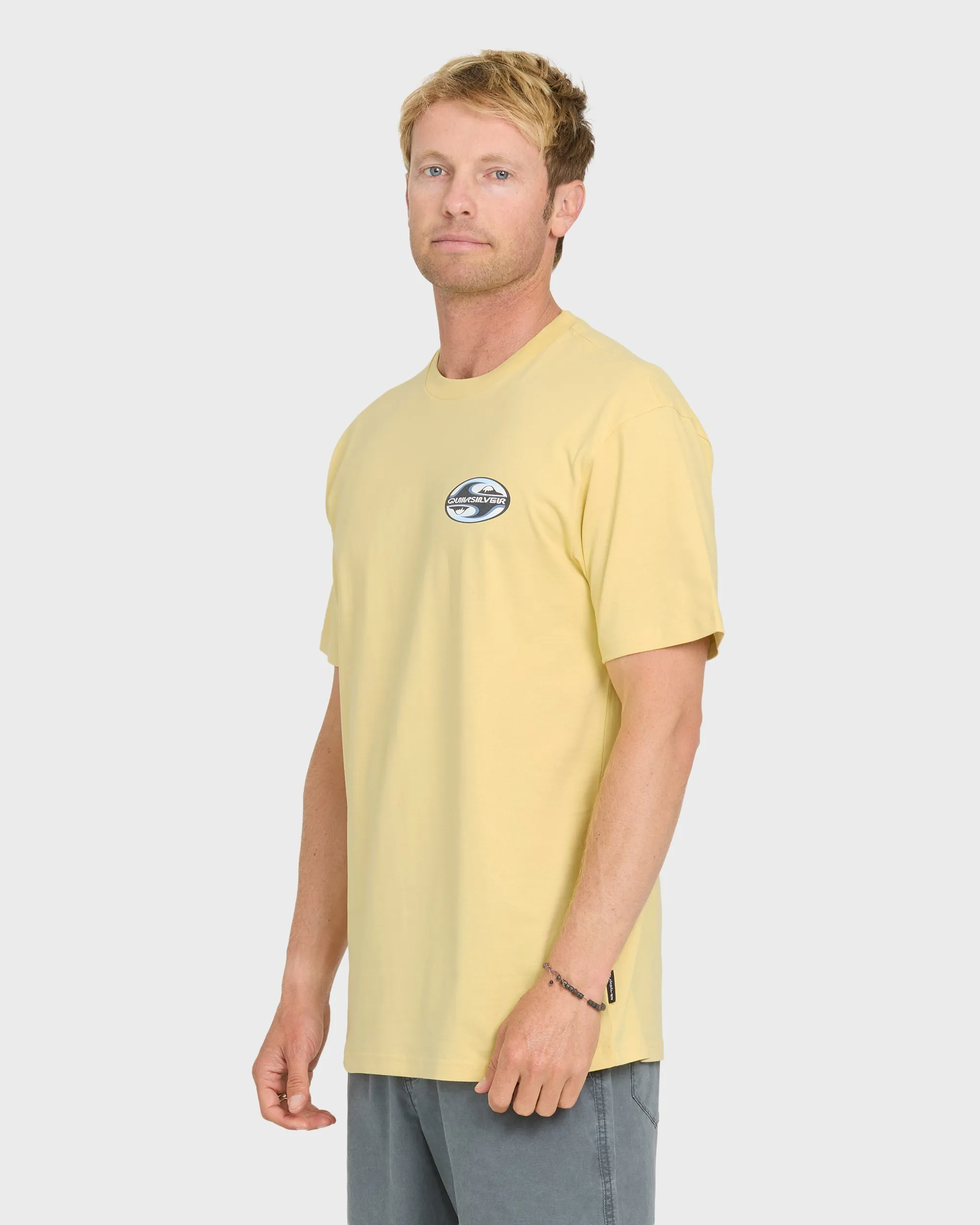 Original Yin Yang Classic Short Sleeve Cotton T-Shirt - Dusky Citron sold by Quiksilver product image thumbnail 3