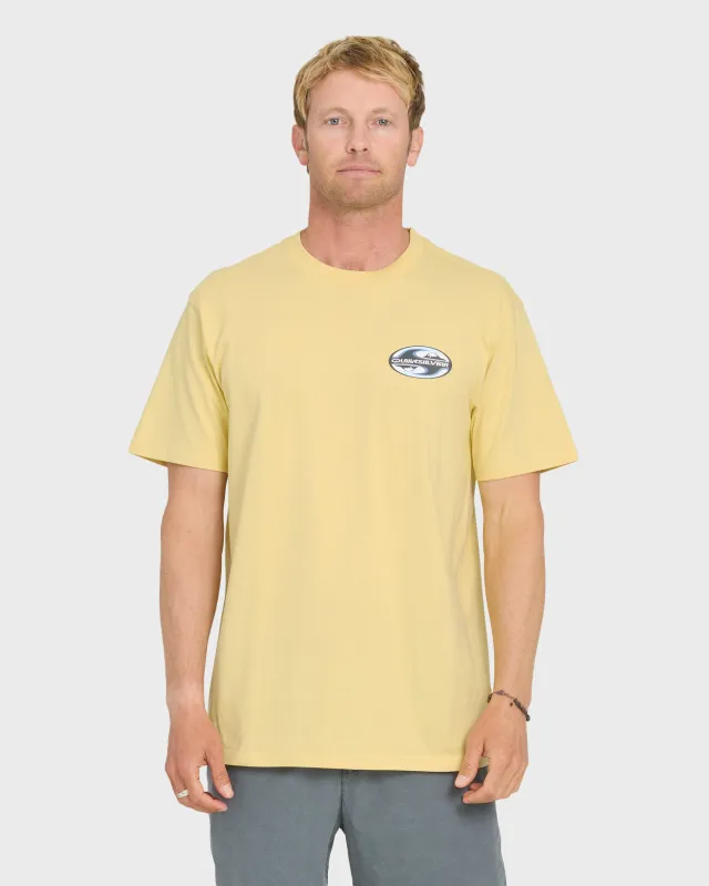 Original Yin Yang Classic Short Sleeve Cotton T-Shirt - Dusky Citron made by Quiksilver
