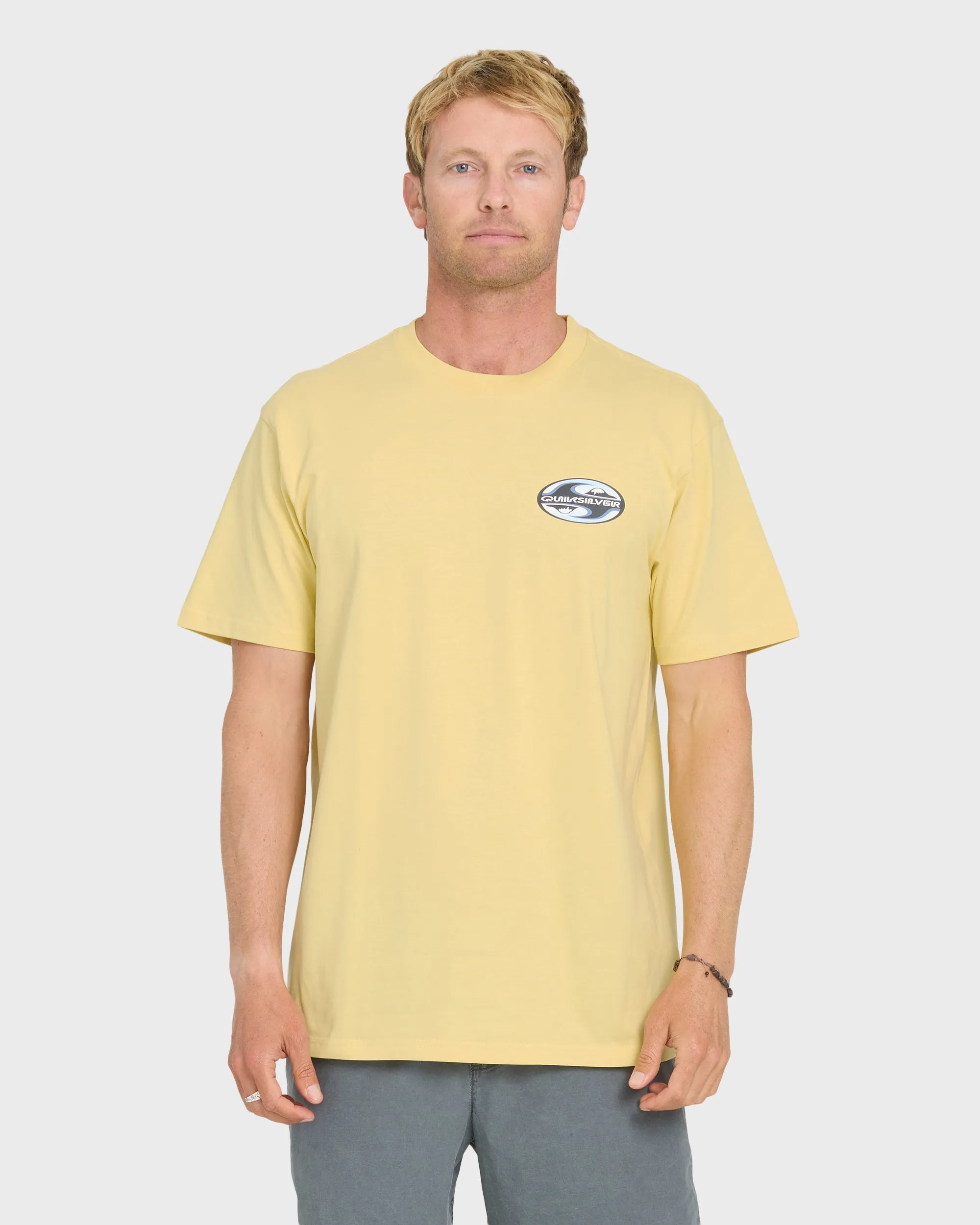 Original Yin Yang Classic Short Sleeve Cotton T-Shirt - Dusky Citron sold by Quiksilver