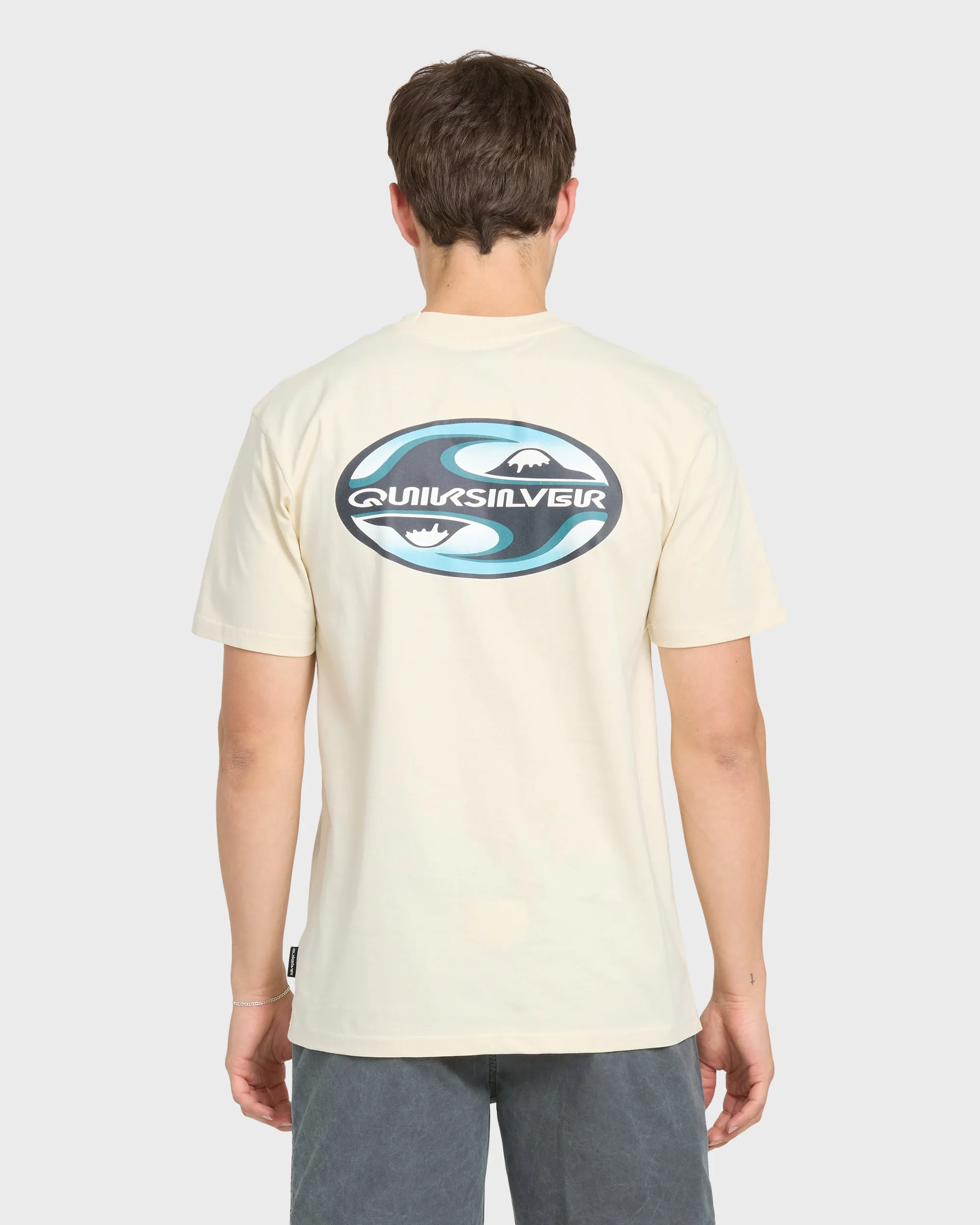 Original Yin Yang Classic Short Sleeve Cotton T-Shirt - Bone White sold by Quiksilver product image thumbnail 2