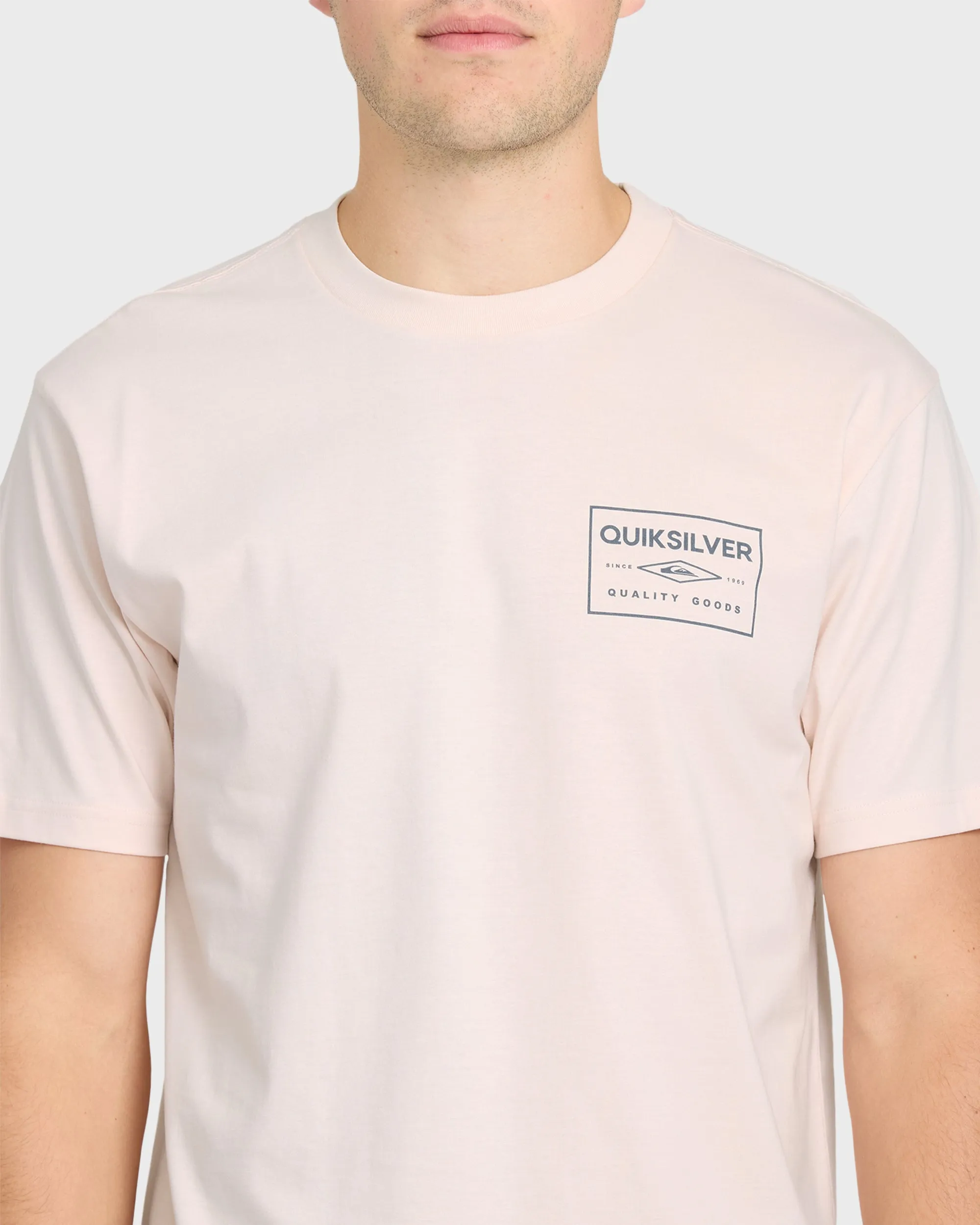 Stamped Short Sleeve Knit T-Shirt - Rosewater sold by Quiksilver product image thumbnail 5