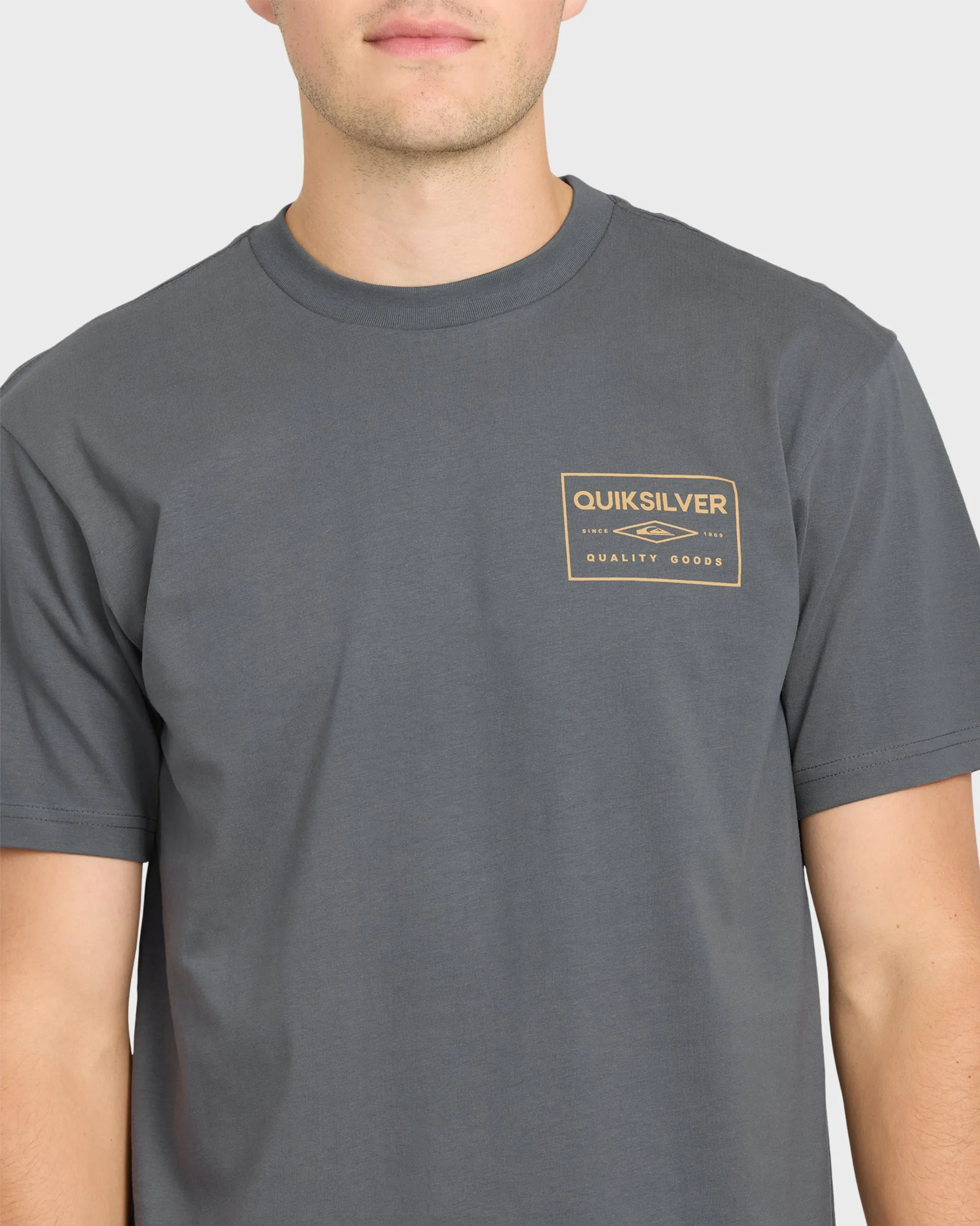 Stamped Short Sleeve Knit T-Shirt - Iron Gate sold by Quiksilver product image thumbnail 5