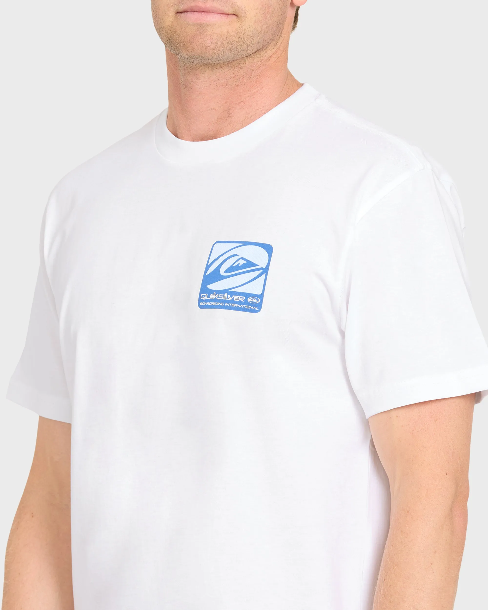 Out Of Bounds Classic Short Sleeve Cotton T-Shirt - White sold by Quiksilver product image thumbnail 5