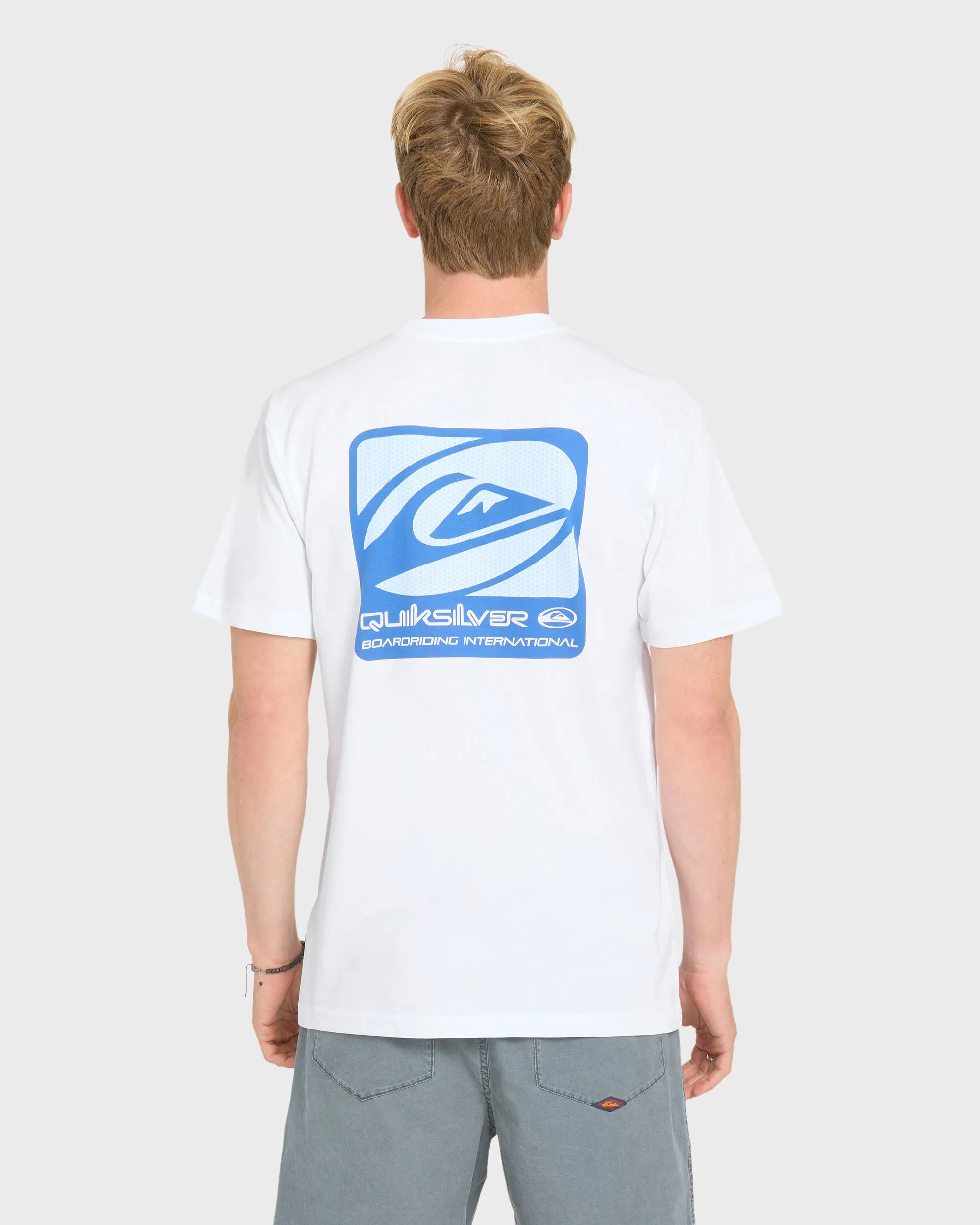 Out Of Bounds Classic Short Sleeve Cotton T-Shirt - White sold by Quiksilver product image thumbnail 2