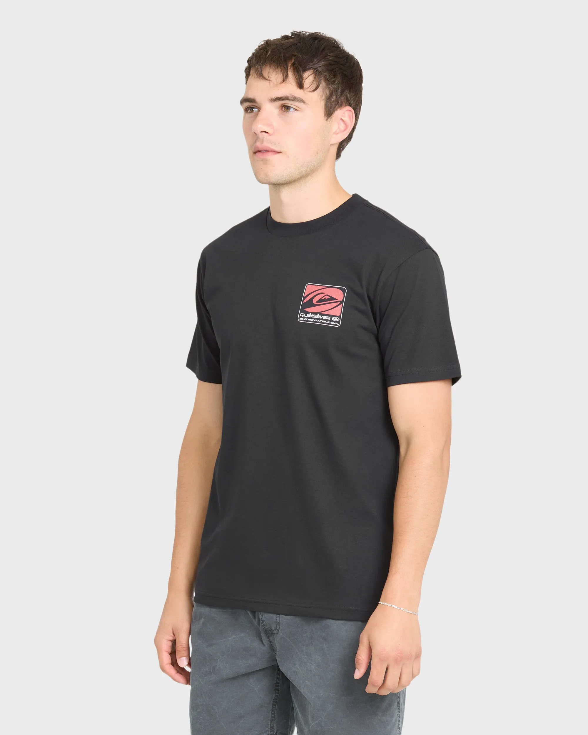 Out Of Bounds Classic Short Sleeve Cotton T-Shirt - Black sold by Quiksilver product image thumbnail 3