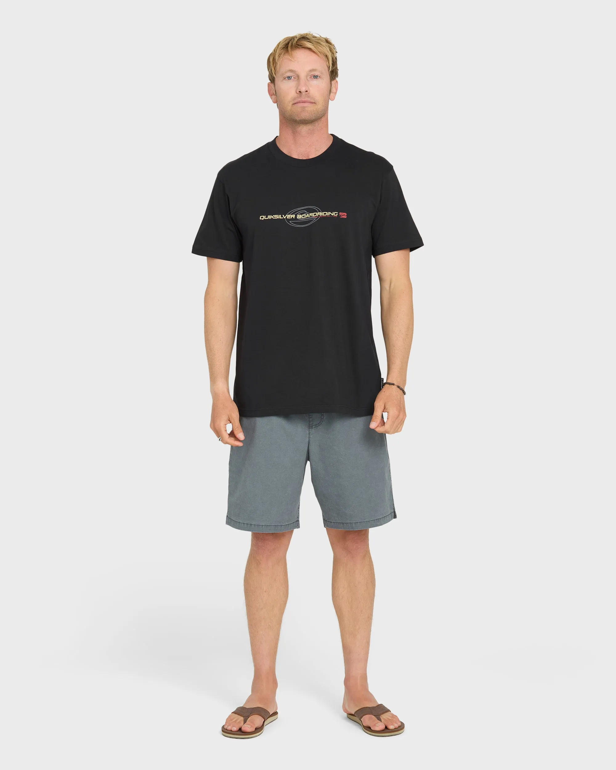 Thick To Thin Short Sleeve Knit T-Shirt - Black sold by Quiksilver product image thumbnail 4