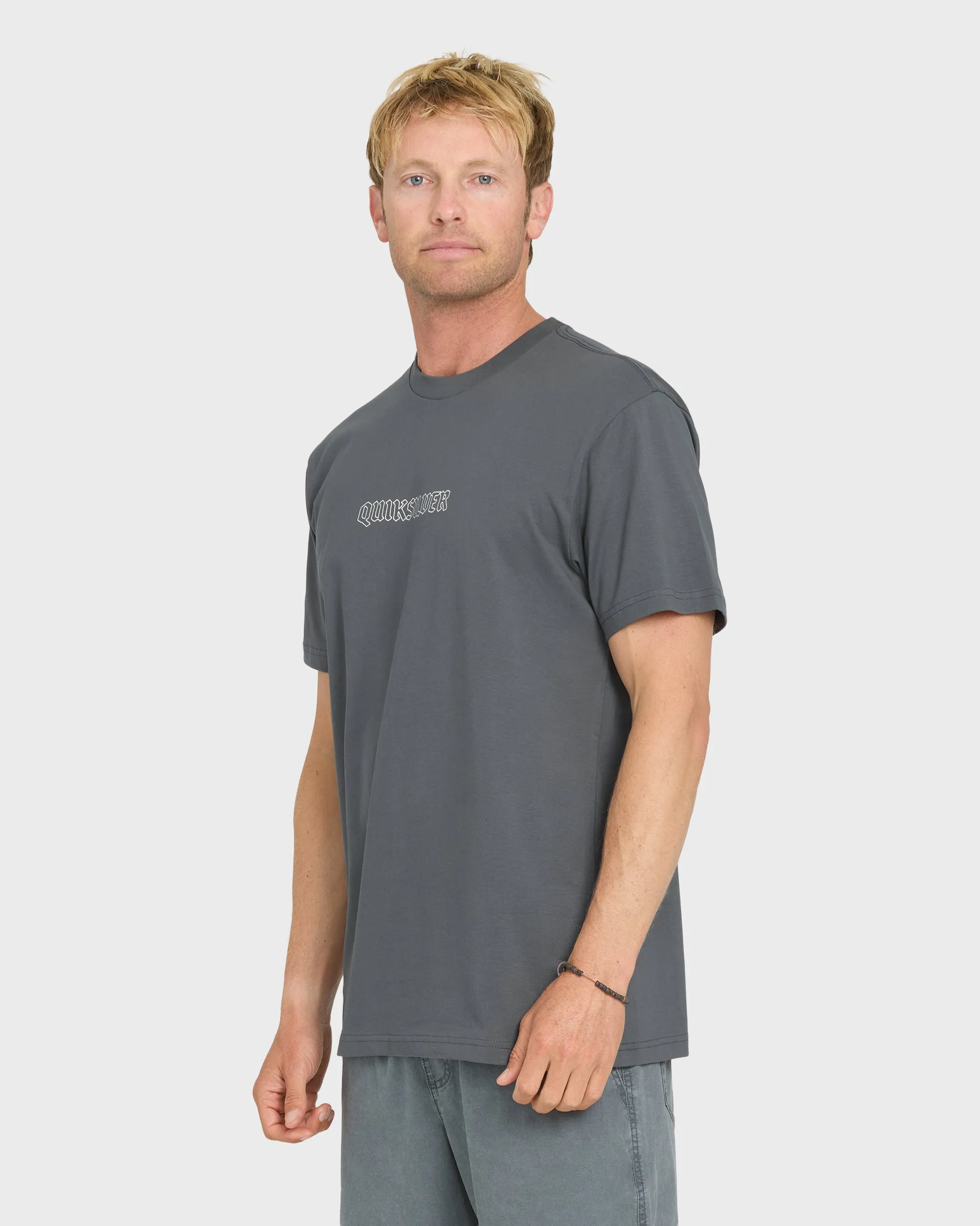 Serpents Short Sleeve Knit T-Shirt - Iron Gate sold by Quiksilver product image thumbnail 3